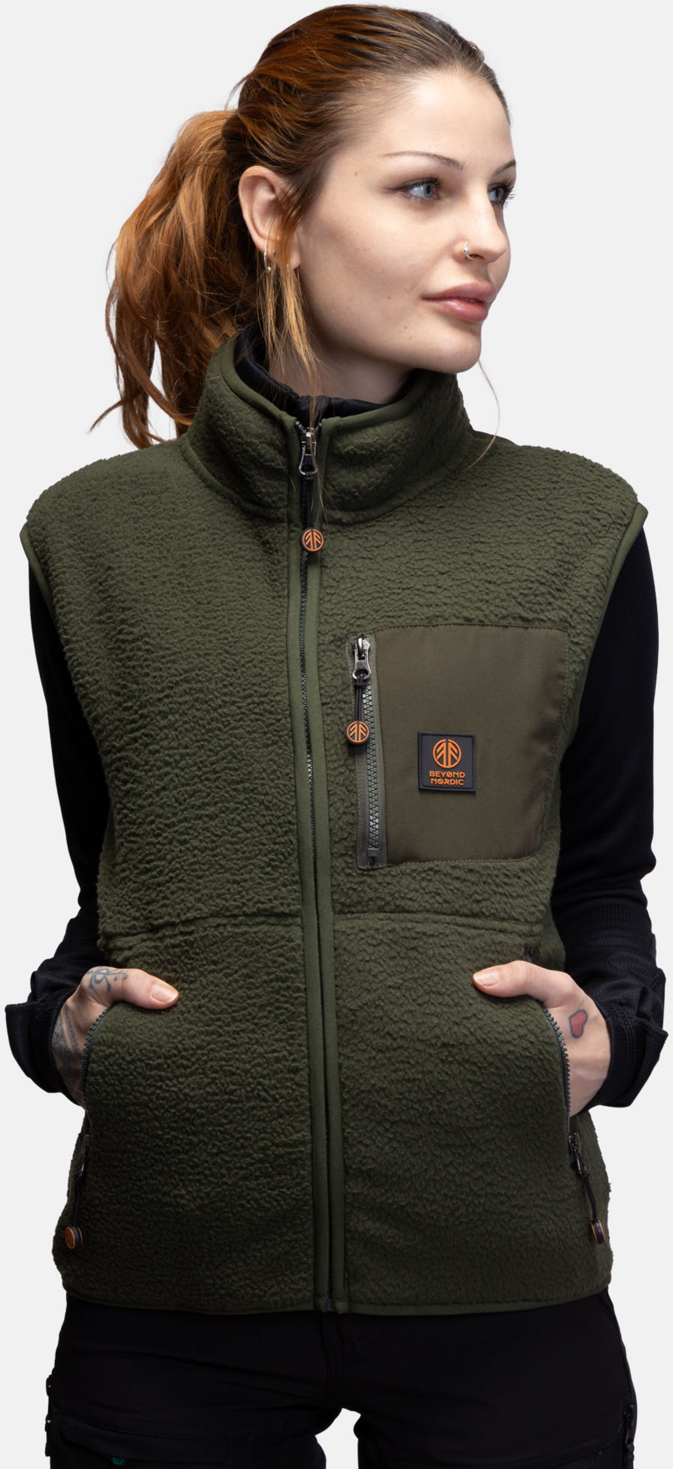 BEYOND NORDIC, Bn306 Pile Vest Women