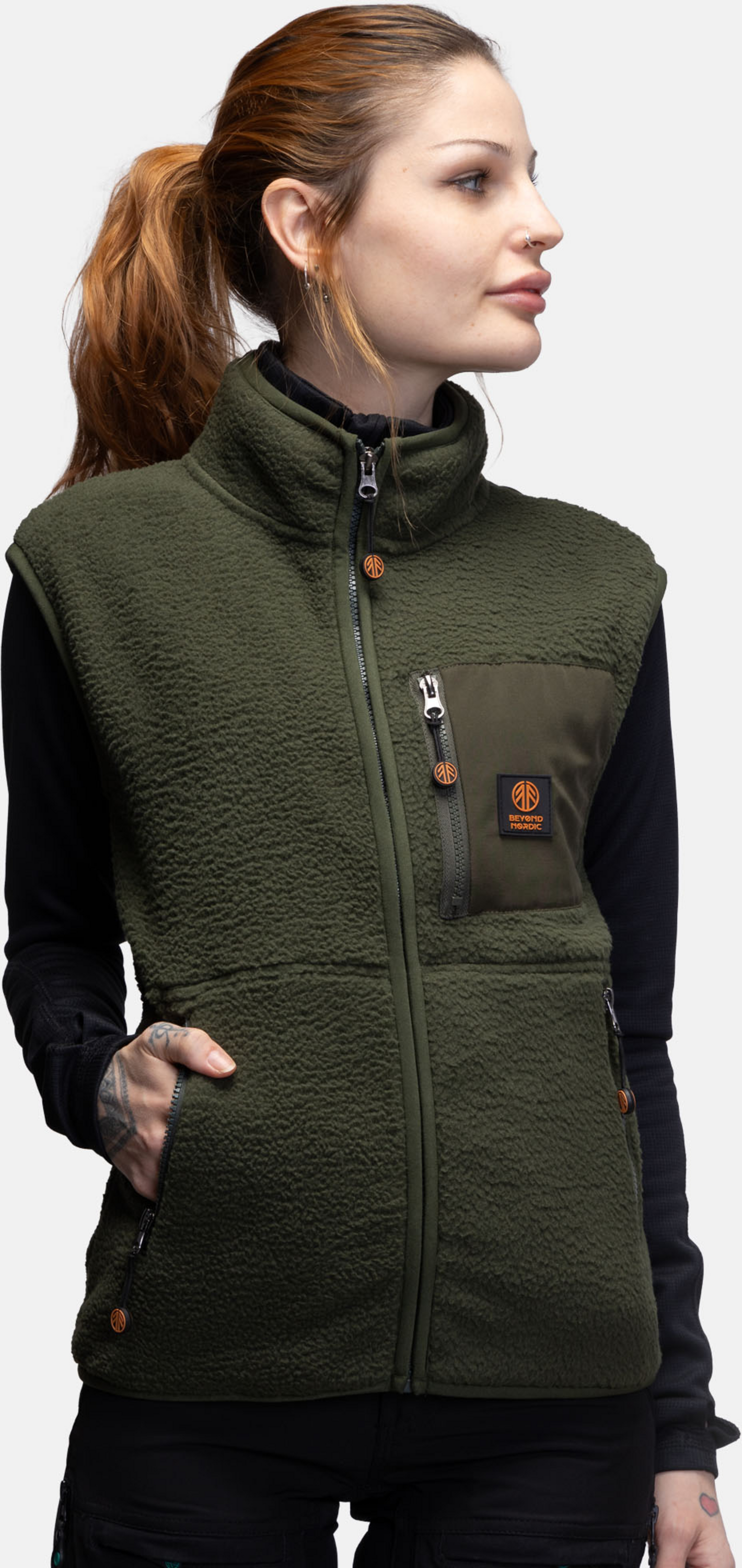 BEYOND NORDIC, Bn306 Pile Vest Women