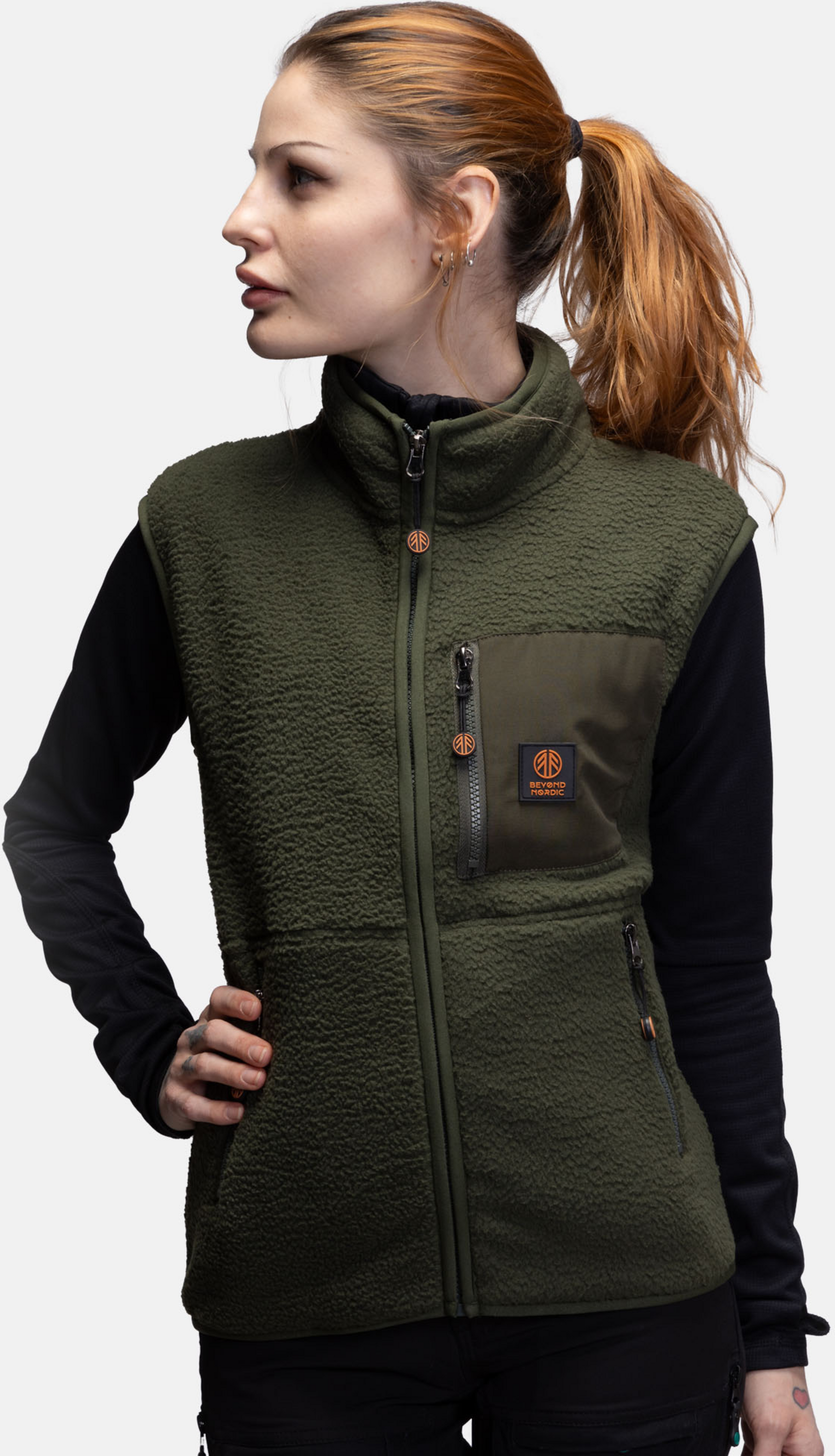BEYOND NORDIC, Bn306 Pile Vest Women