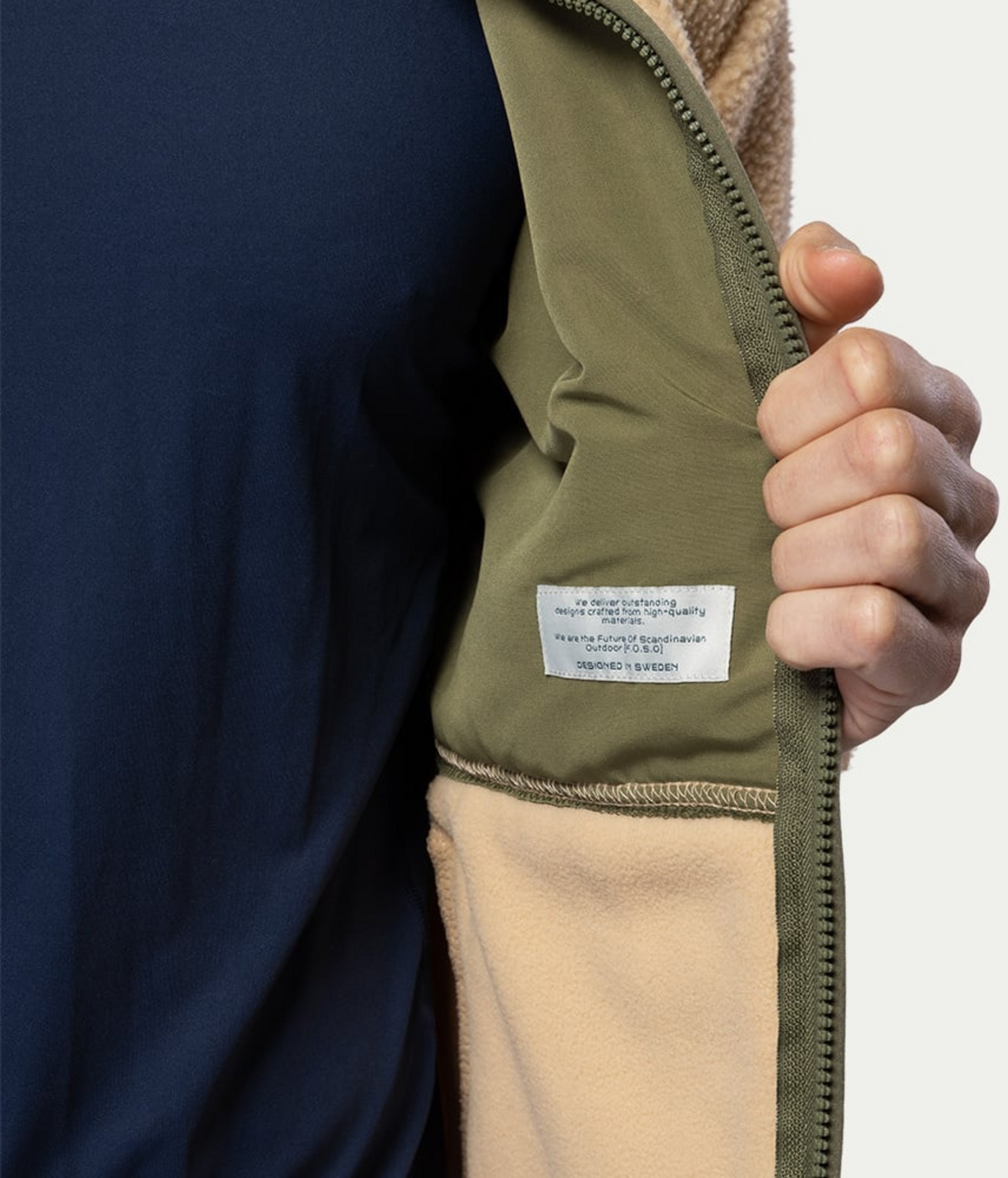 BEYOND NORDIC, Bn308 Retro Pile Jacket Men's