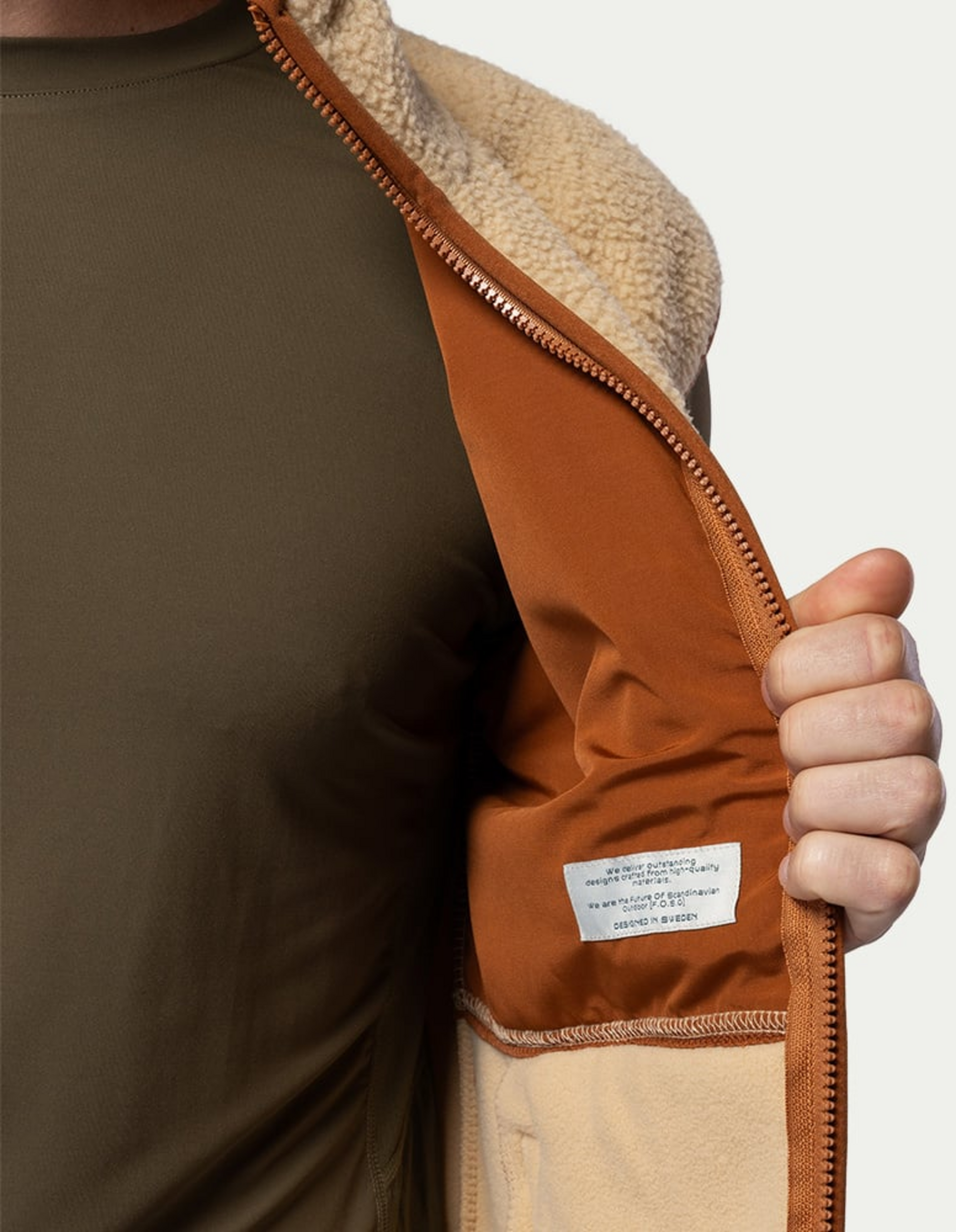 BEYOND NORDIC, Bn309 Retro Pile Vest Men's