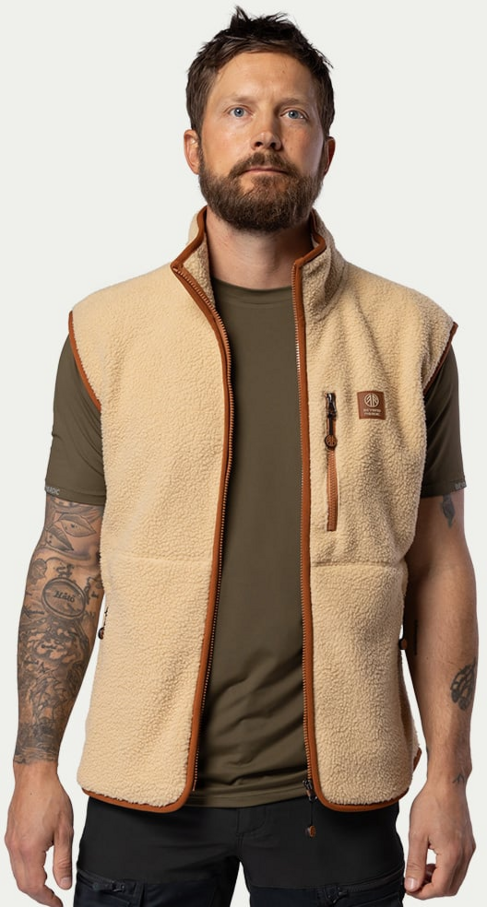 BEYOND NORDIC, Bn309 Retro Pile Vest Men's