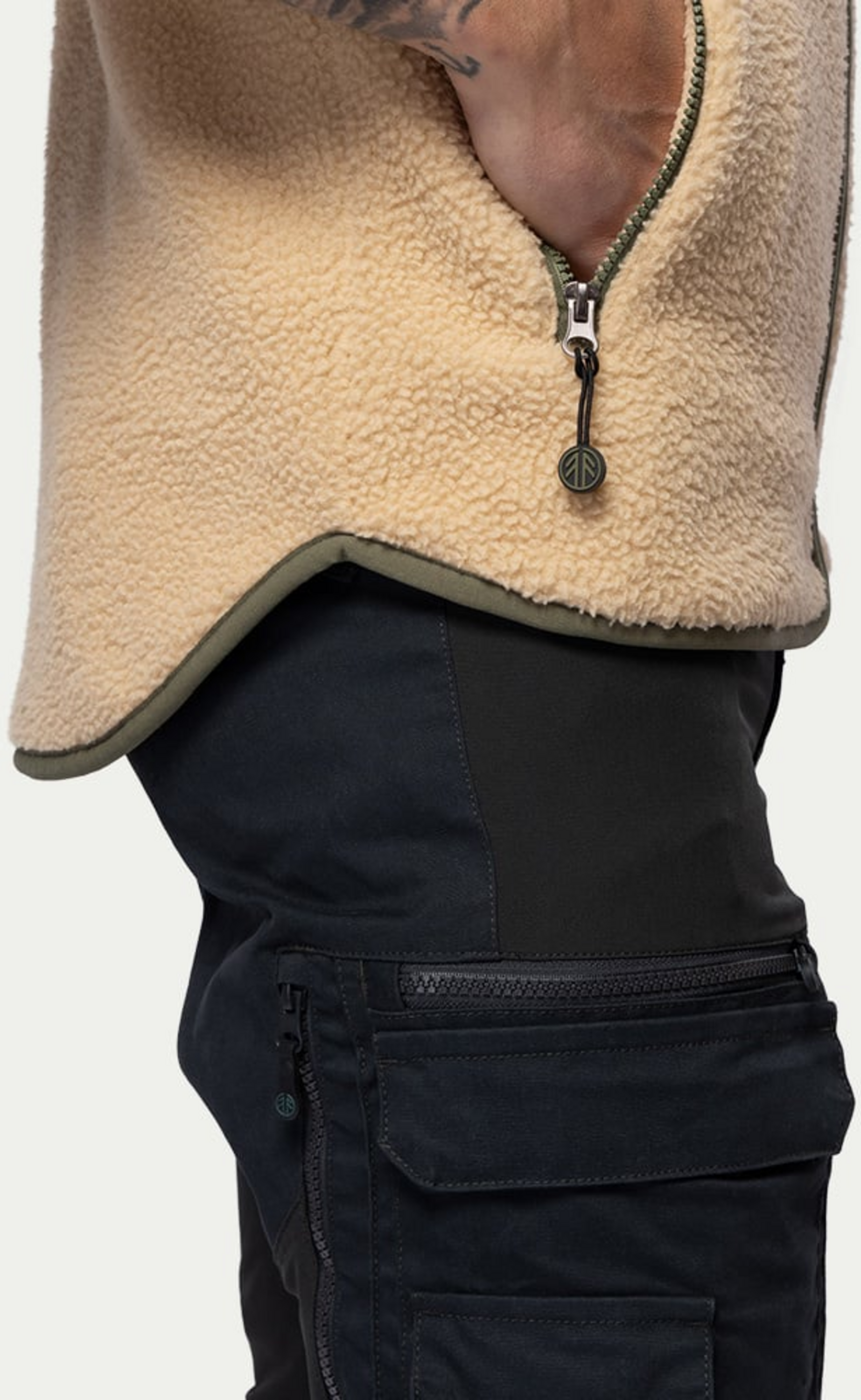 BEYOND NORDIC, Bn309 Retro Pile Vest Men's