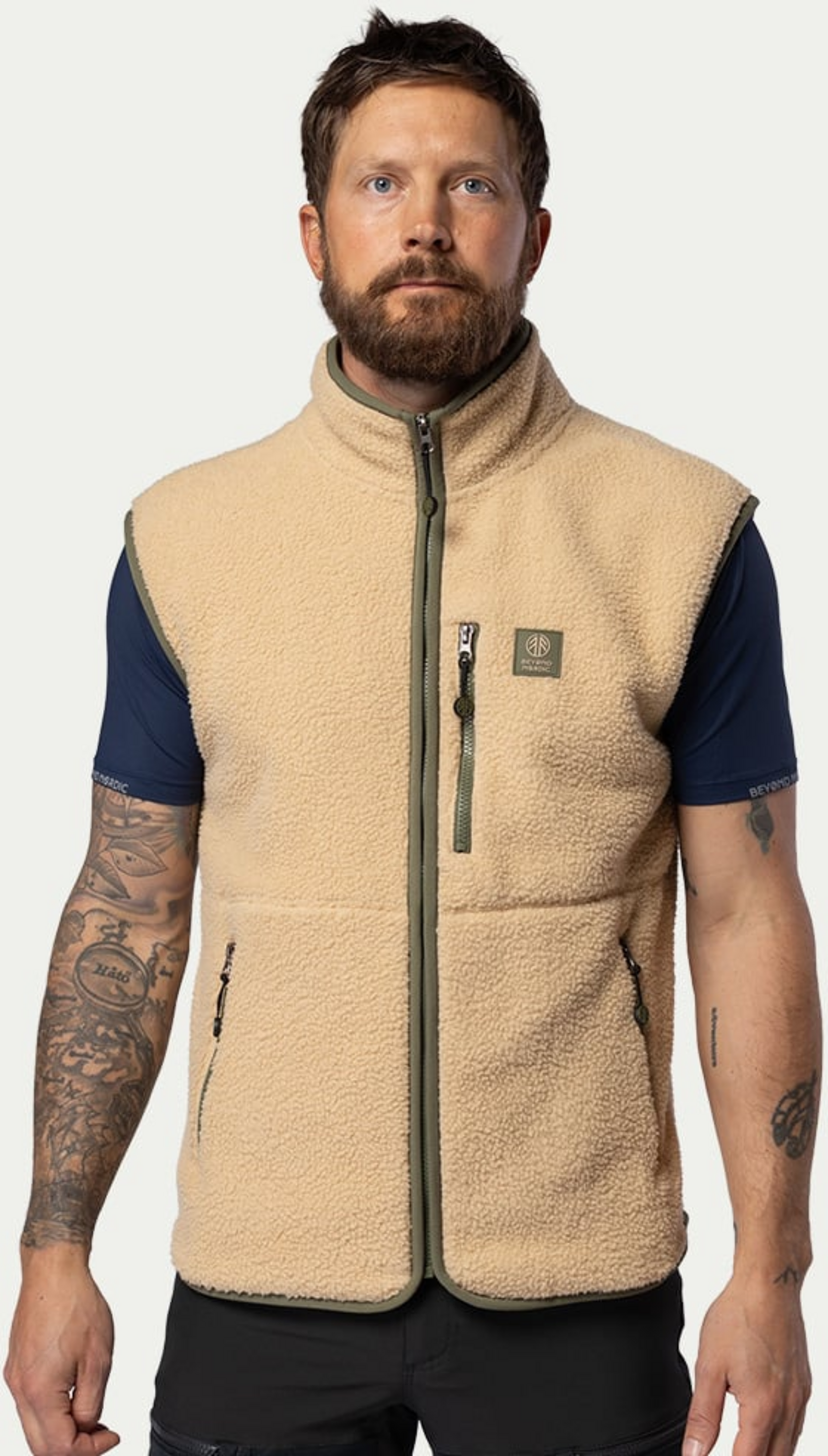 BEYOND NORDIC, Bn309 Retro Pile Vest Men's