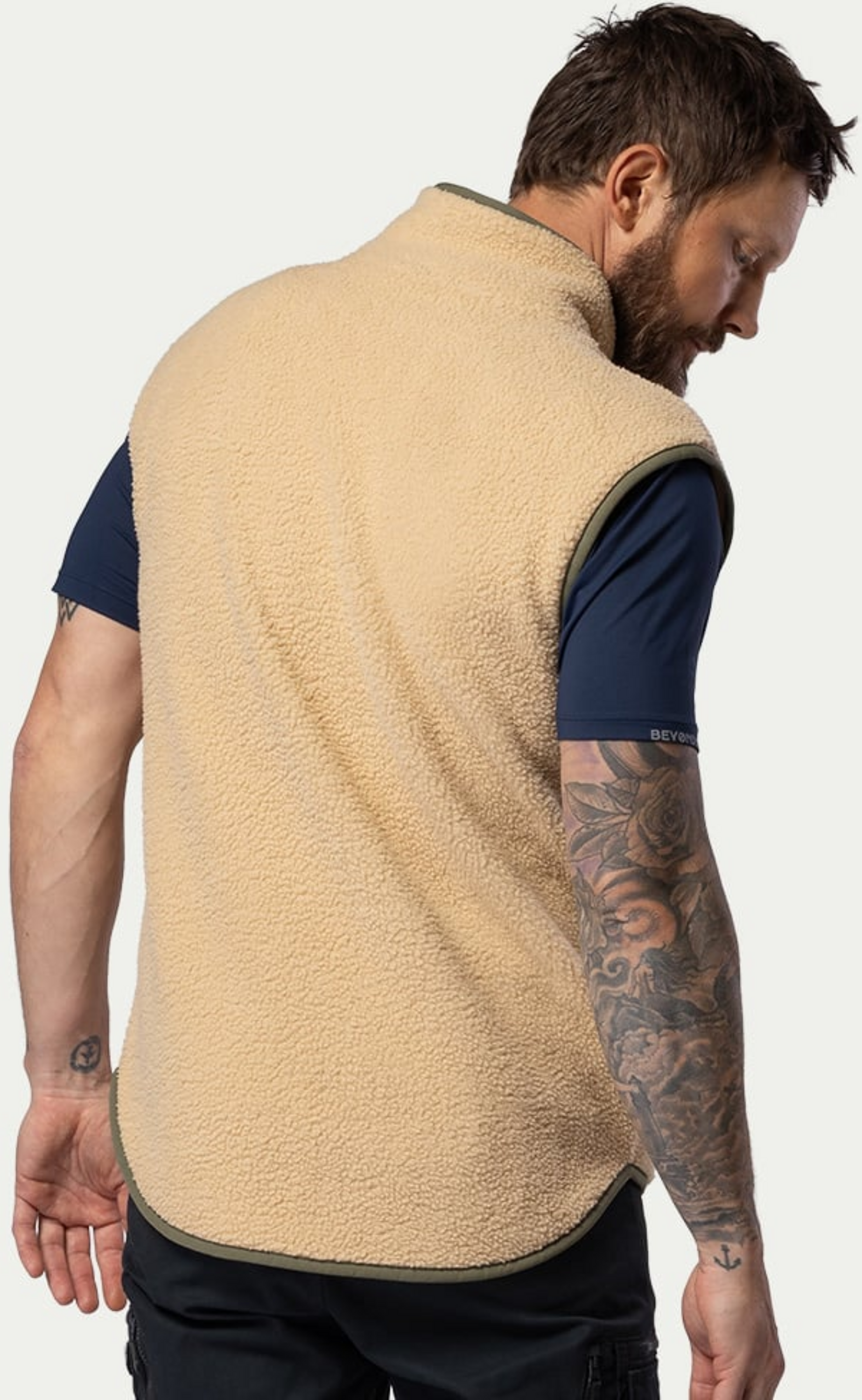 BEYOND NORDIC, Bn309 Retro Pile Vest Men's