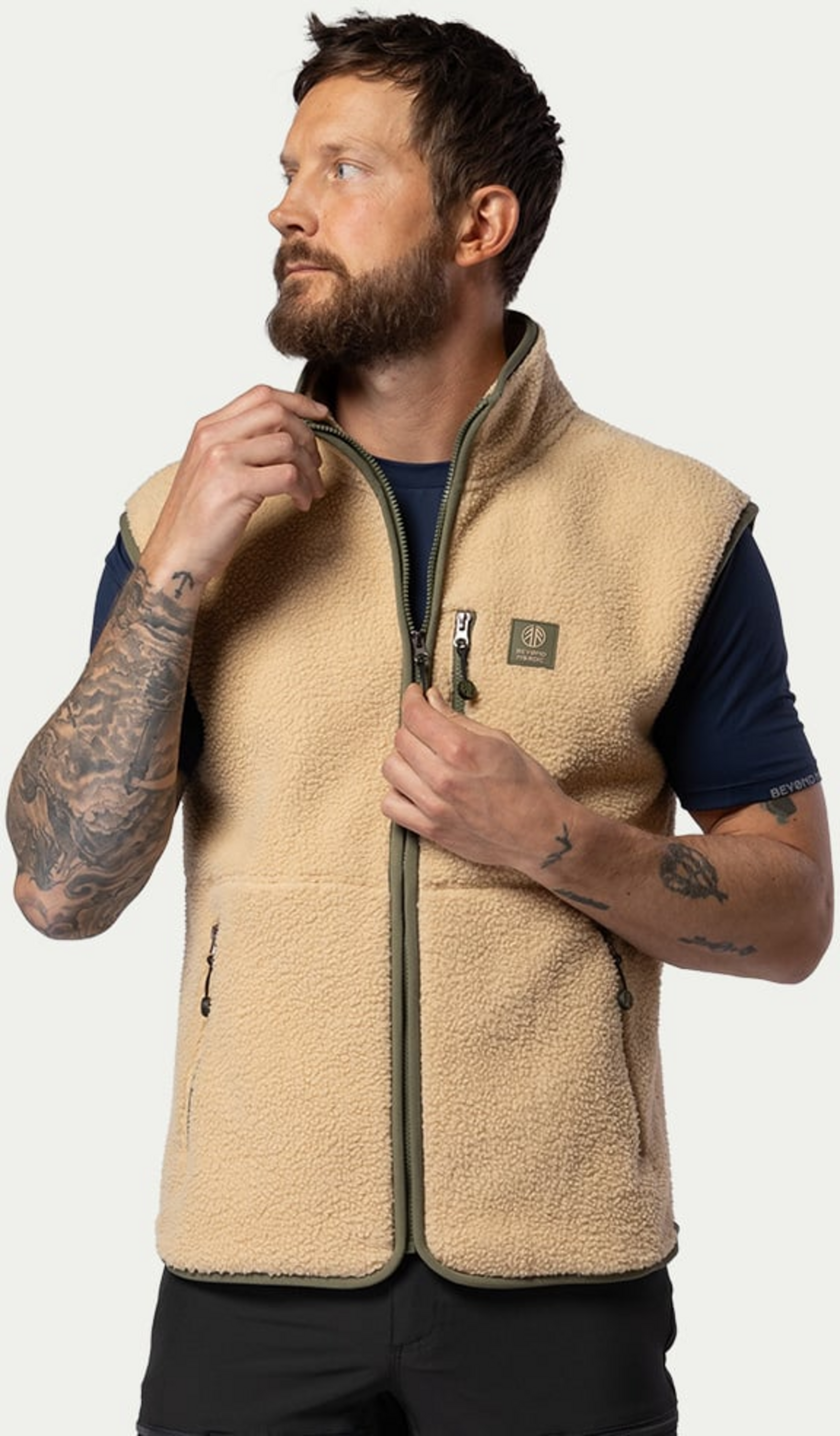 BEYOND NORDIC, Bn309 Retro Pile Vest Men's