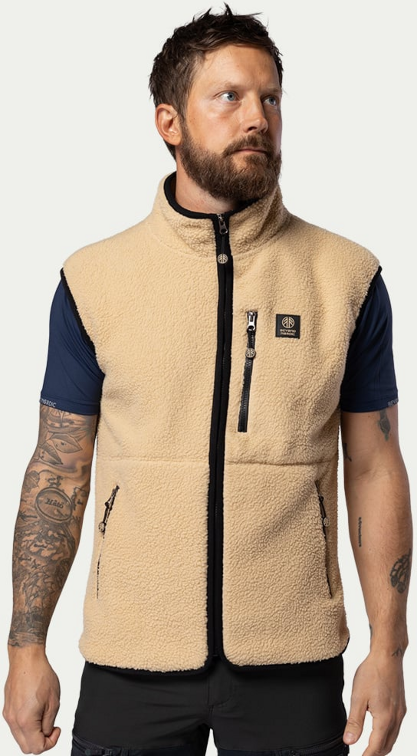 BEYOND NORDIC, Bn309 Retro Pile Vest Men's