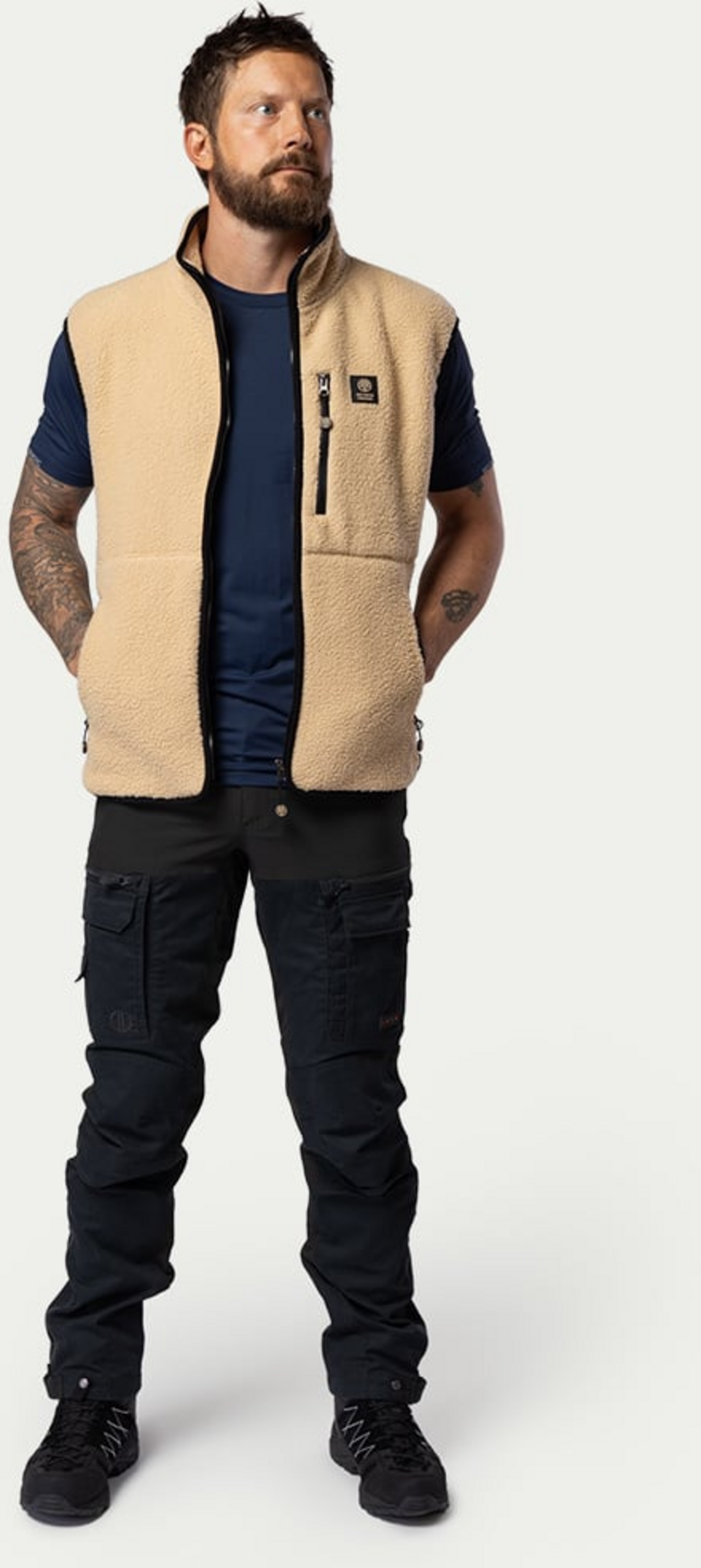 BEYOND NORDIC, Bn309 Retro Pile Vest Men's