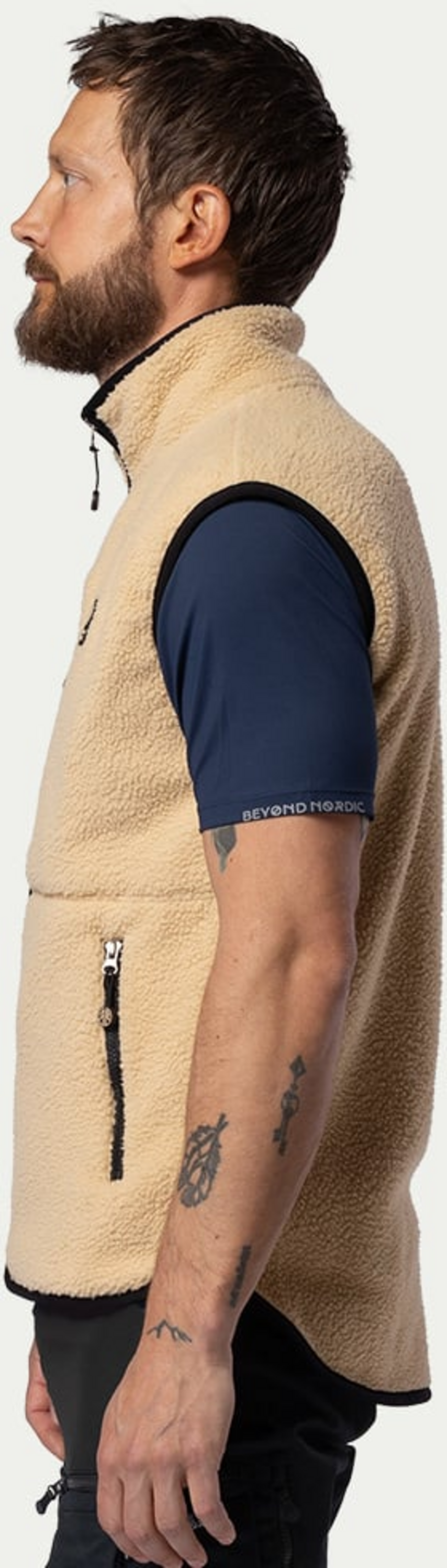 BEYOND NORDIC, Bn309 Retro Pile Vest Men's