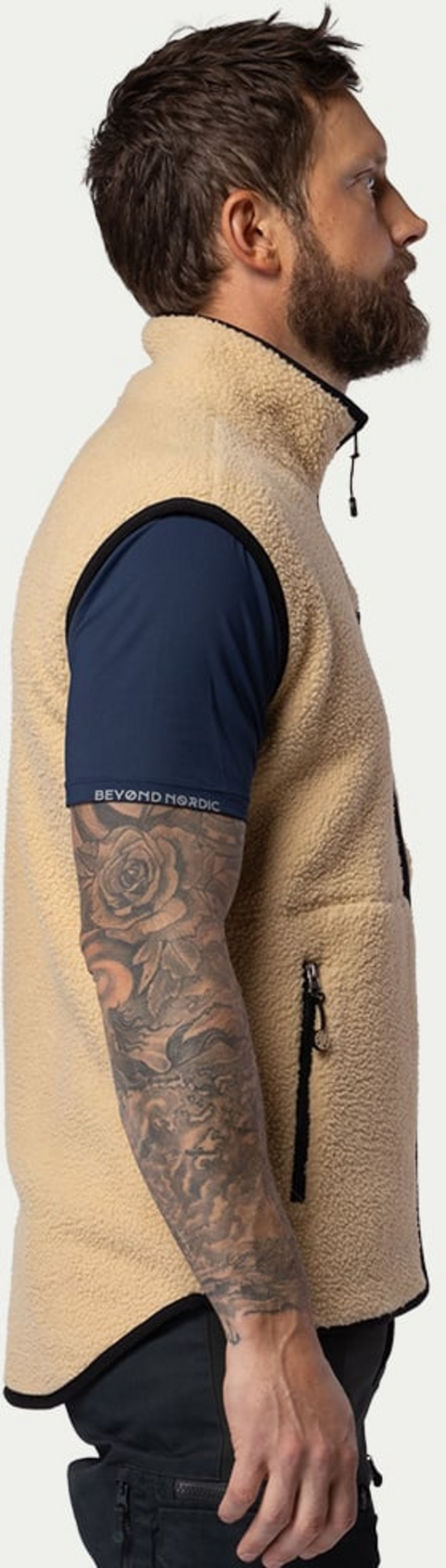 BEYOND NORDIC, Bn309 Retro Pile Vest Men's