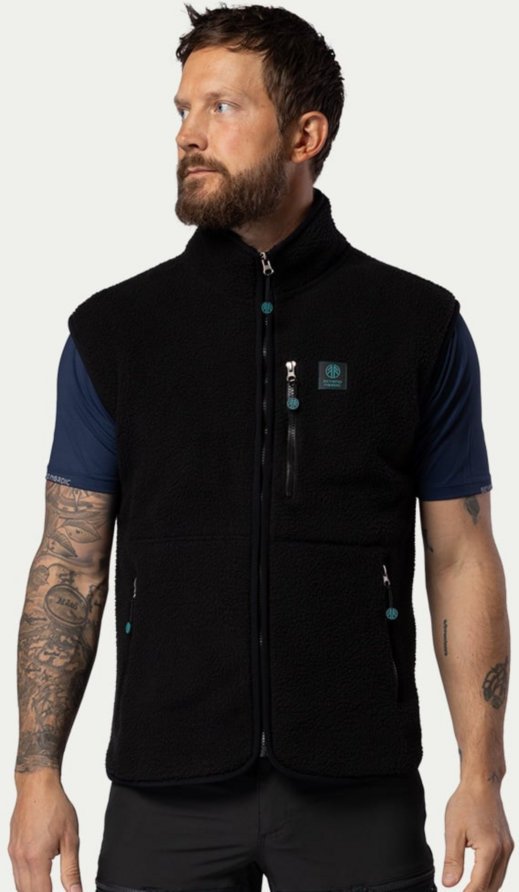 BEYOND NORDIC, Bn309 Retro Pile Vest Men's