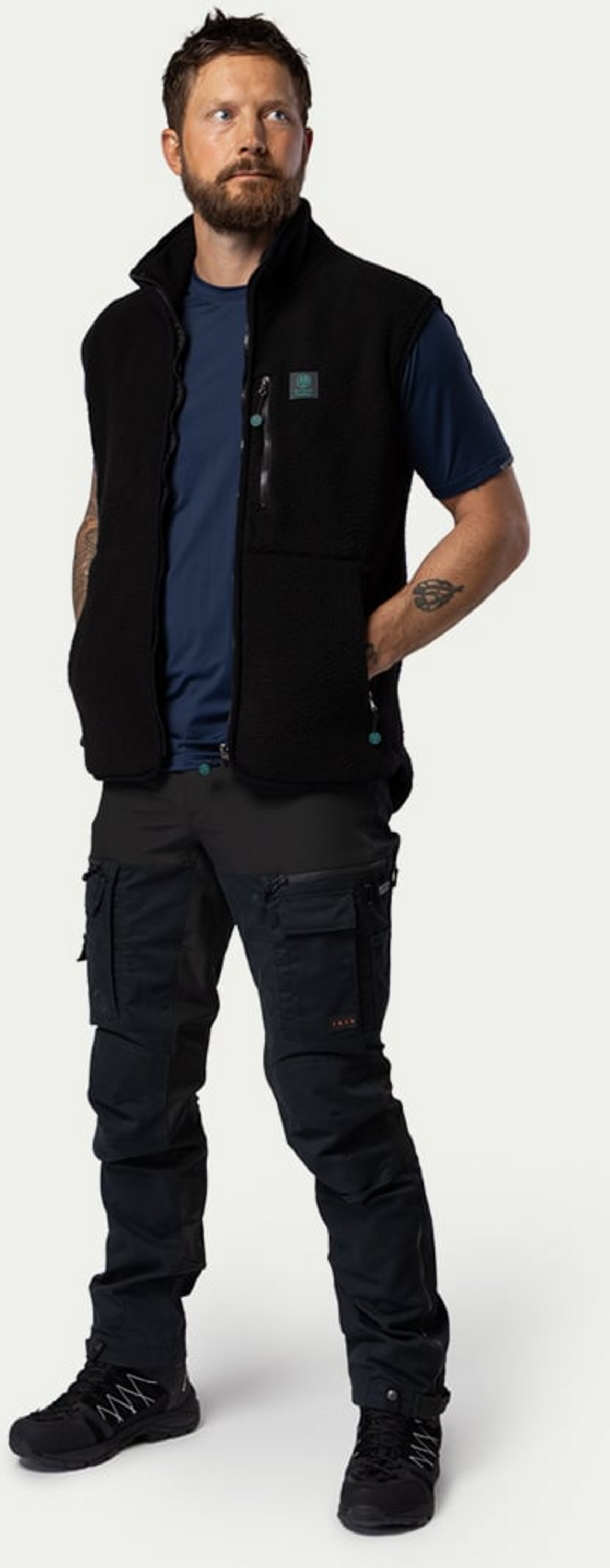 BEYOND NORDIC, Bn309 Retro Pile Vest Men's