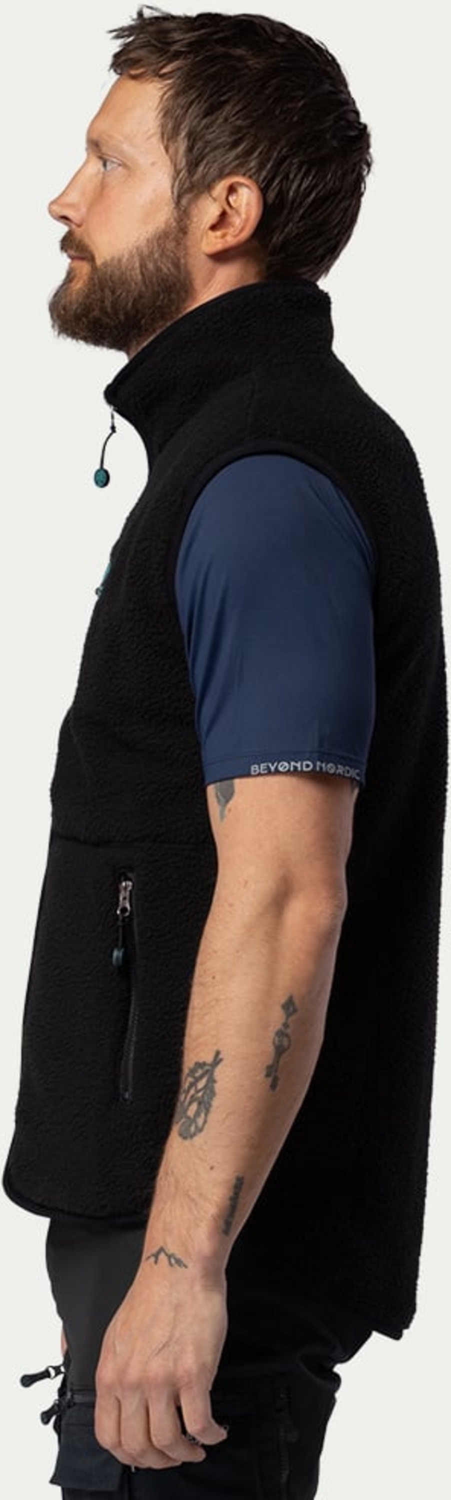 BEYOND NORDIC, Bn309 Retro Pile Vest Men's