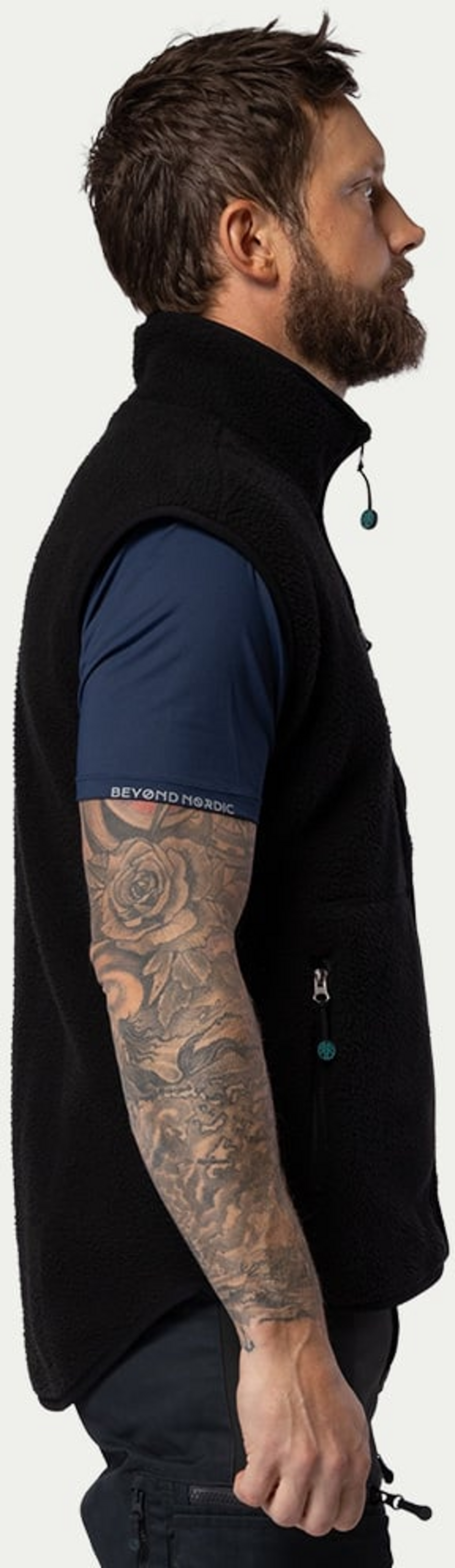 BEYOND NORDIC, Bn309 Retro Pile Vest Men's