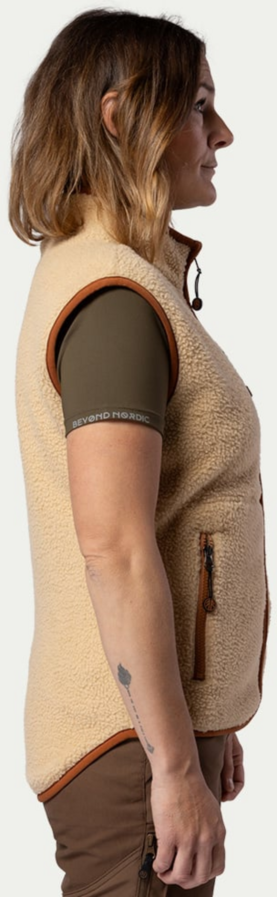 BEYOND NORDIC, Bn309 Retro Pile Vest Women's