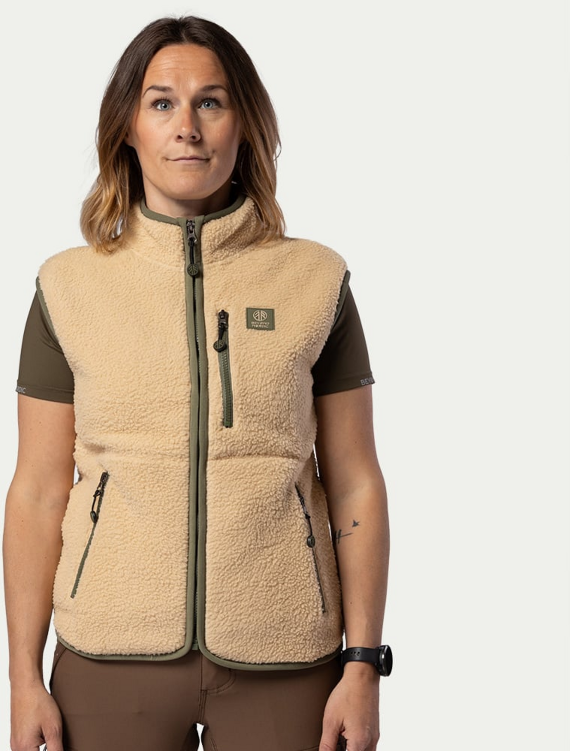BEYOND NORDIC, Bn309 Retro Pile Vest Women's