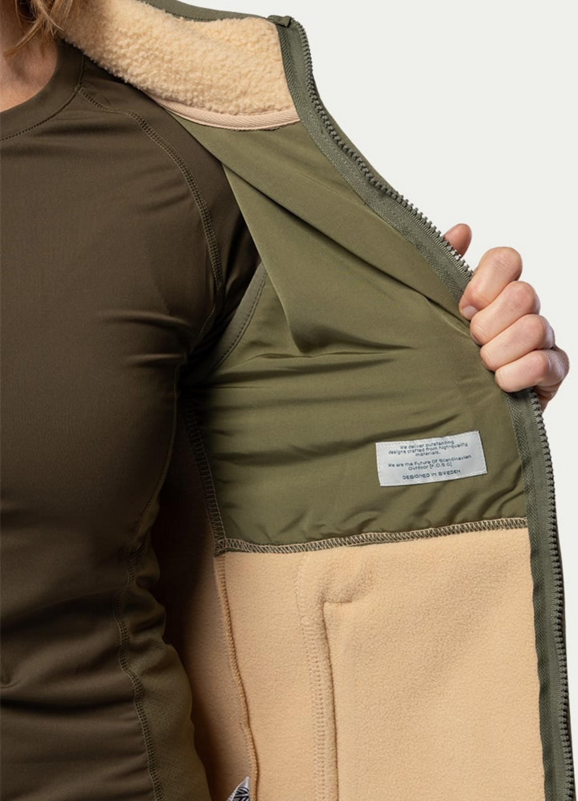 BEYOND NORDIC, Bn309 Retro Pile Vest Women's