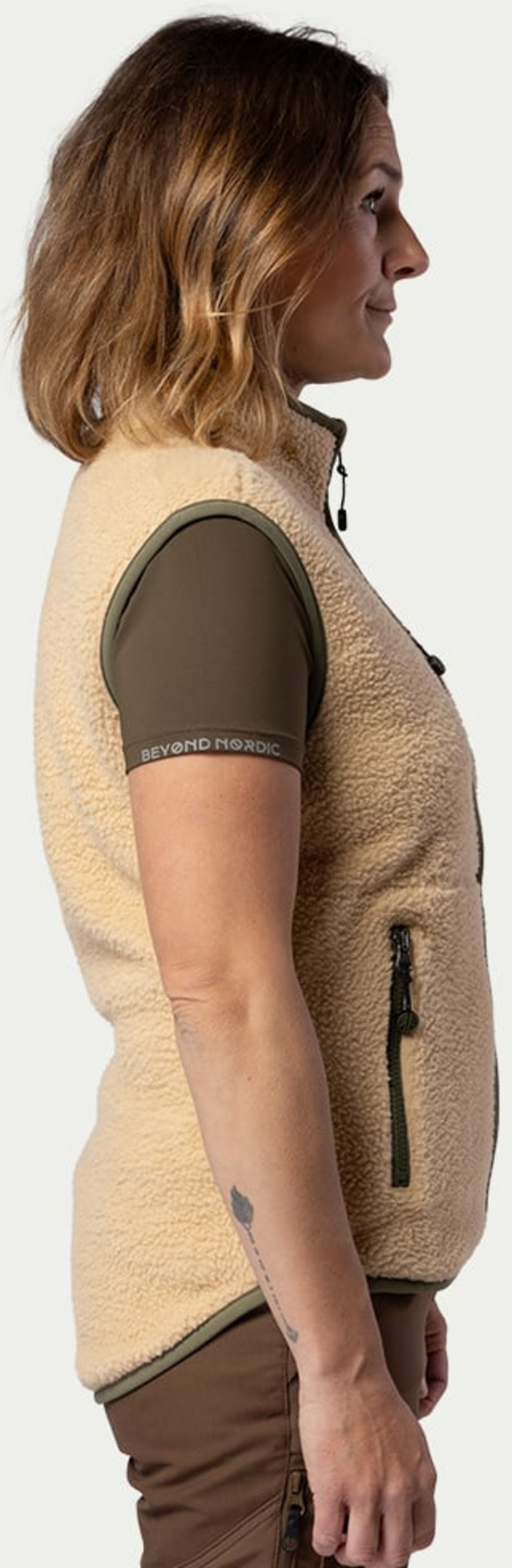 BEYOND NORDIC, Bn309 Retro Pile Vest Women's