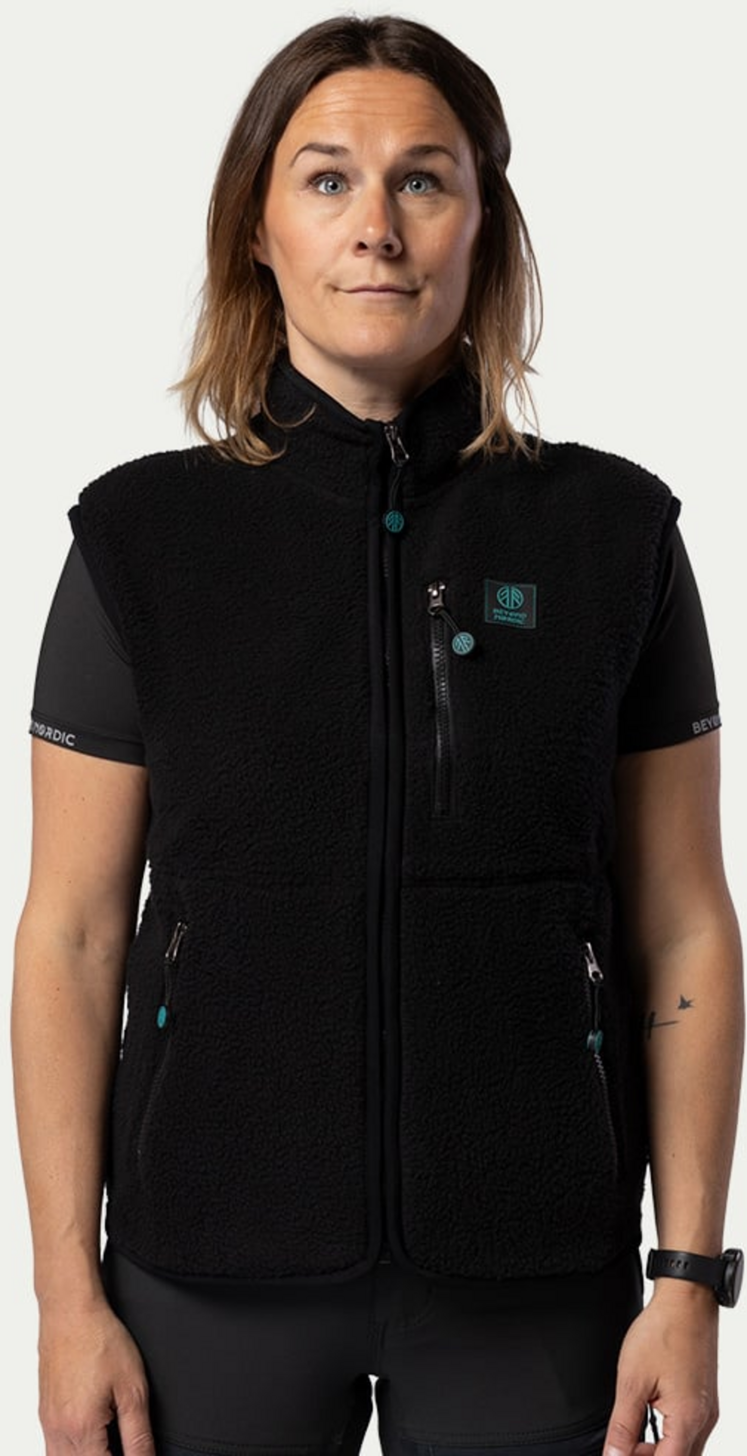 BEYOND NORDIC, Bn309 Retro Pile Vest Women's