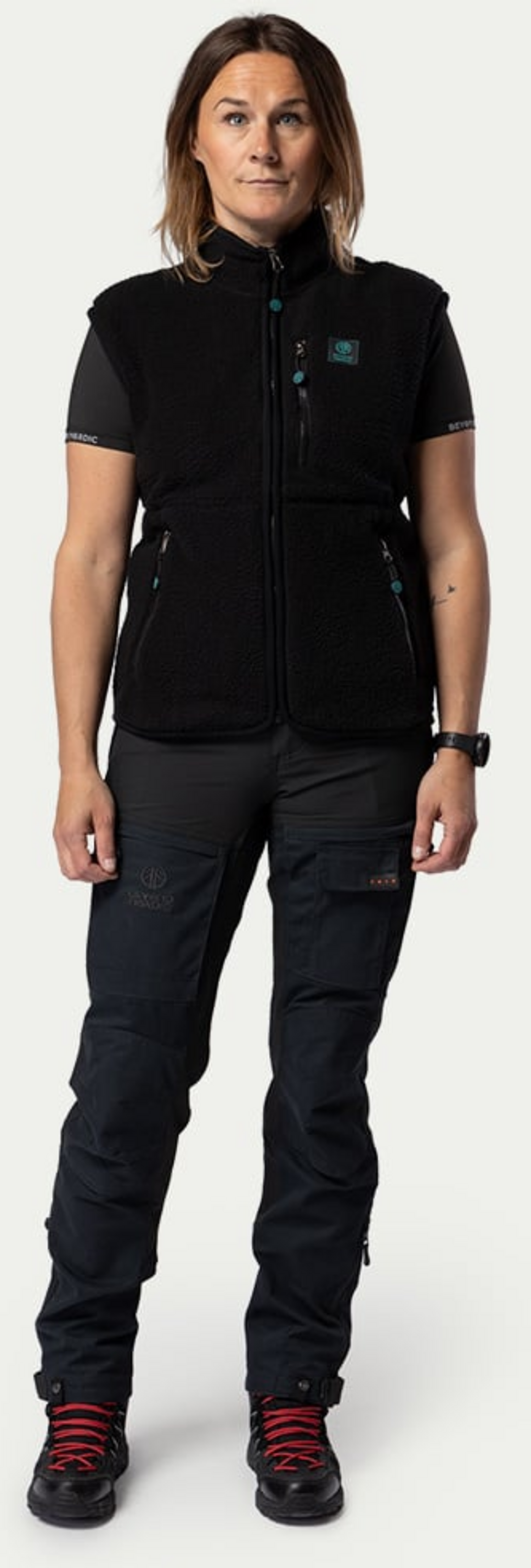 BEYOND NORDIC, Bn309 Retro Pile Vest Women's