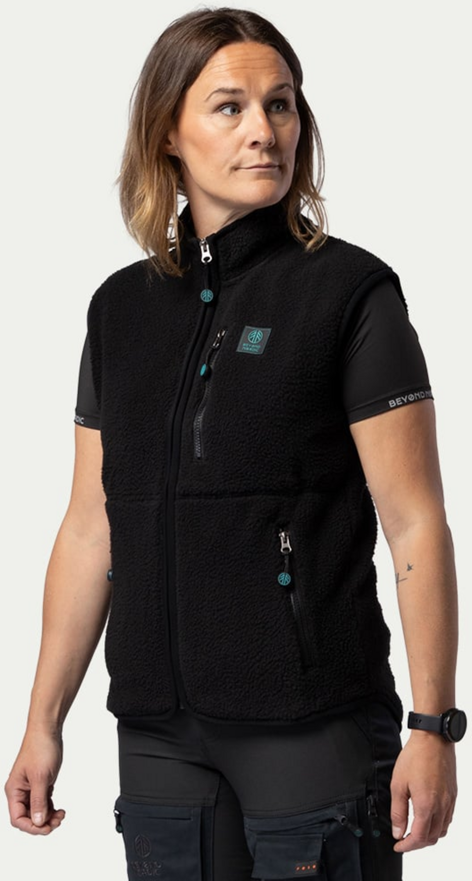 BEYOND NORDIC, Bn309 Retro Pile Vest Women's