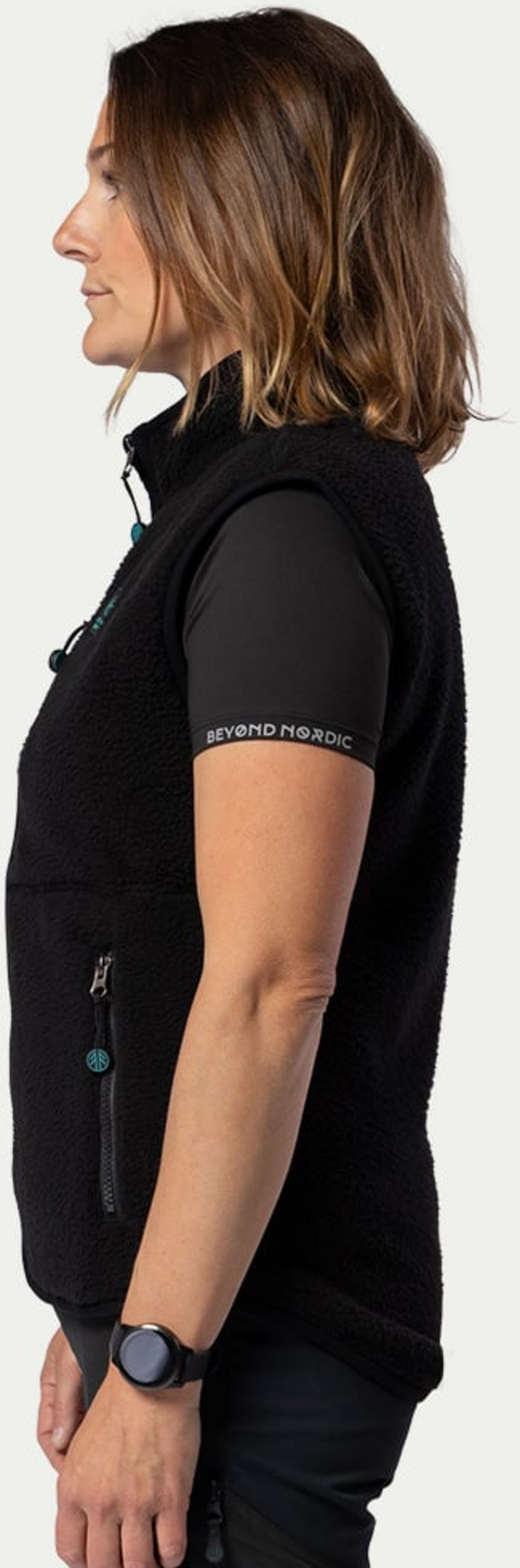 BEYOND NORDIC, Bn309 Retro Pile Vest Women's