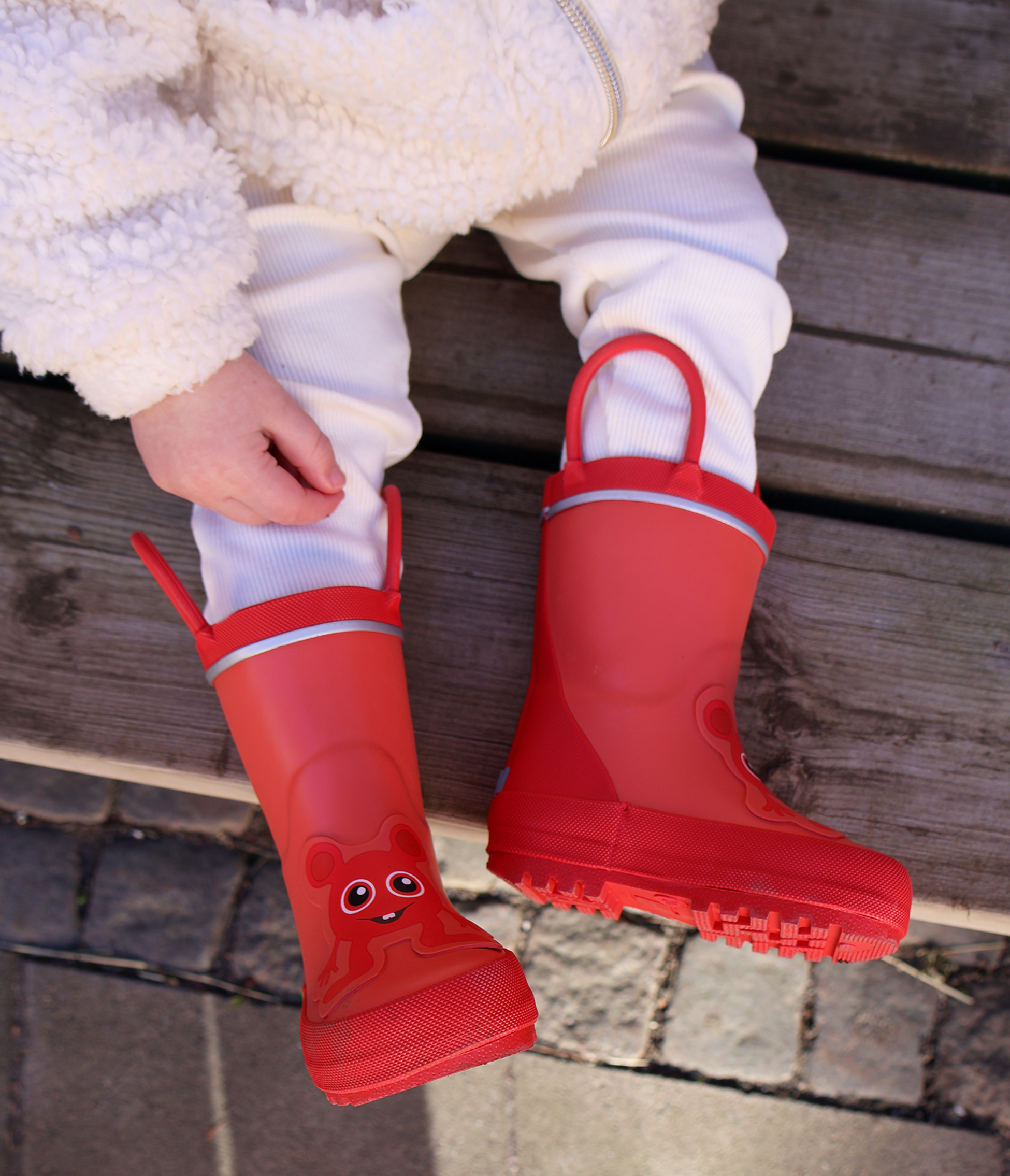 VINCENT SHOES, Bobbo Red Rubberboot
