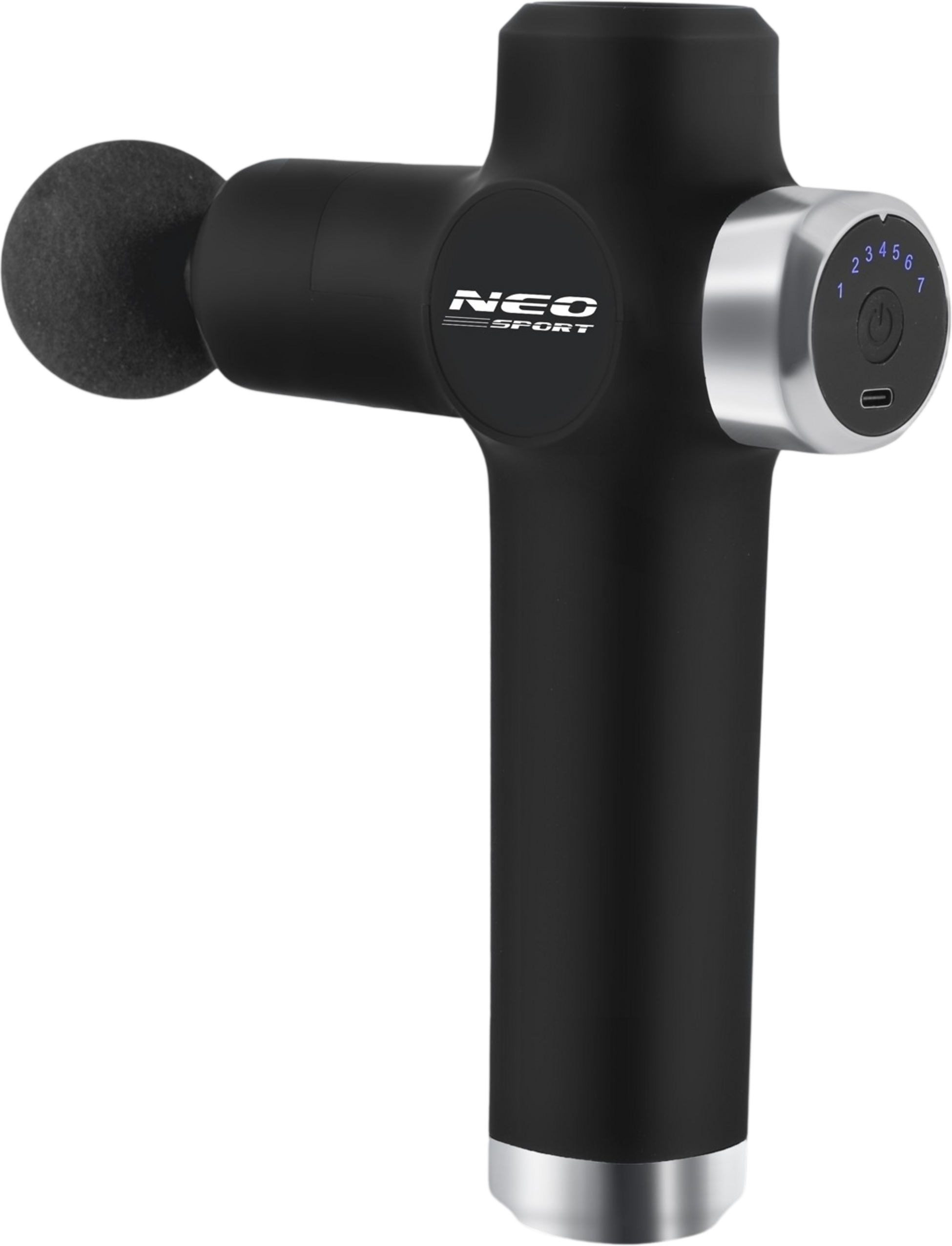 B2X, Body Massage Gun With 8 Nozzles Ns-501 Neo-sport Black