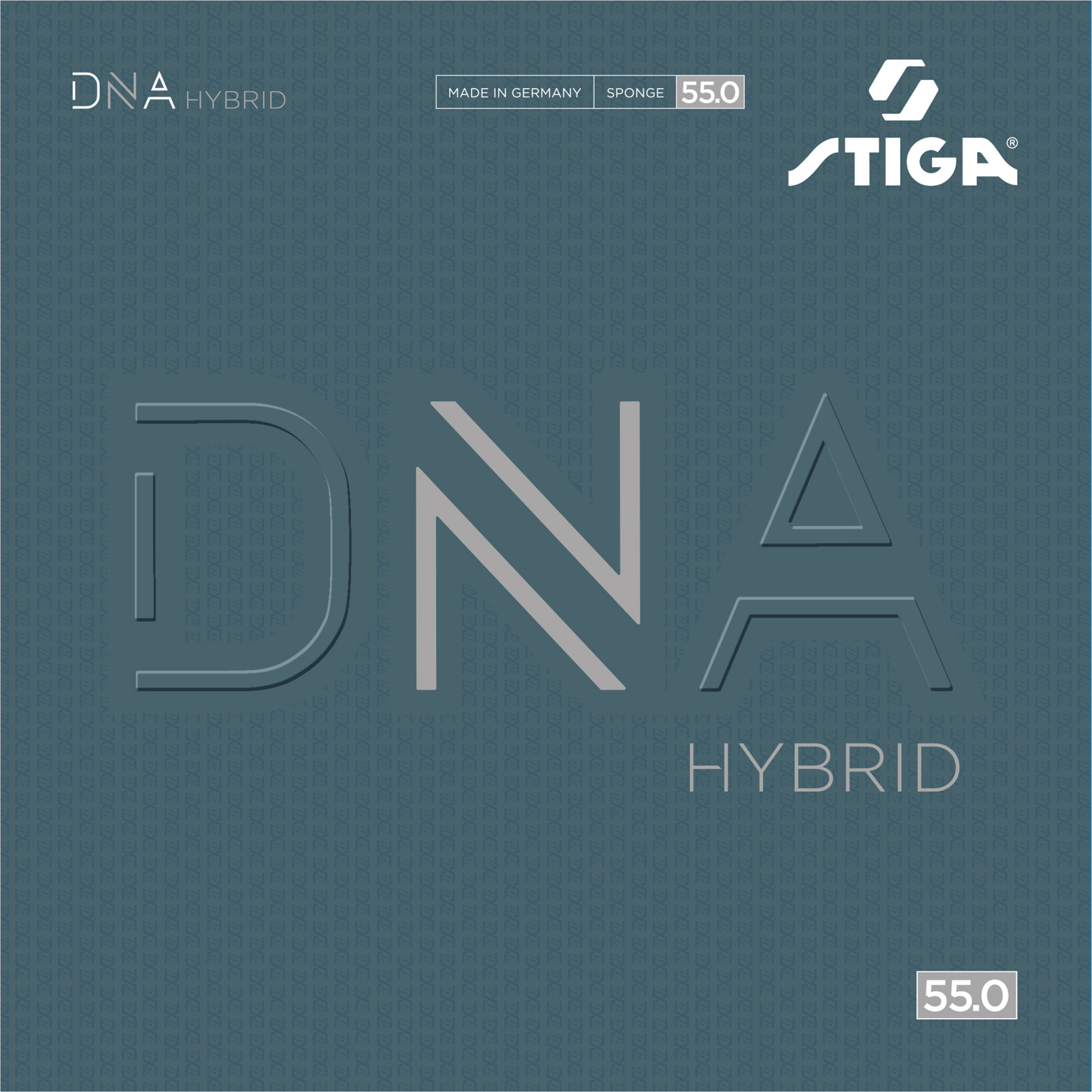 STIGA, Bordtennisgummi Dna Hybrid 55 Röd 2.2 Mm