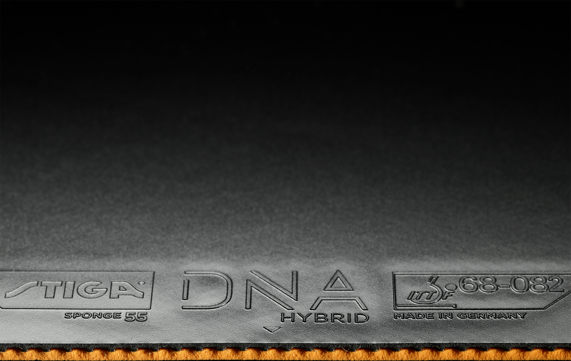 STIGA, Bordtennisgummi Dna Hybrid 55 Svart 2.2 Mm