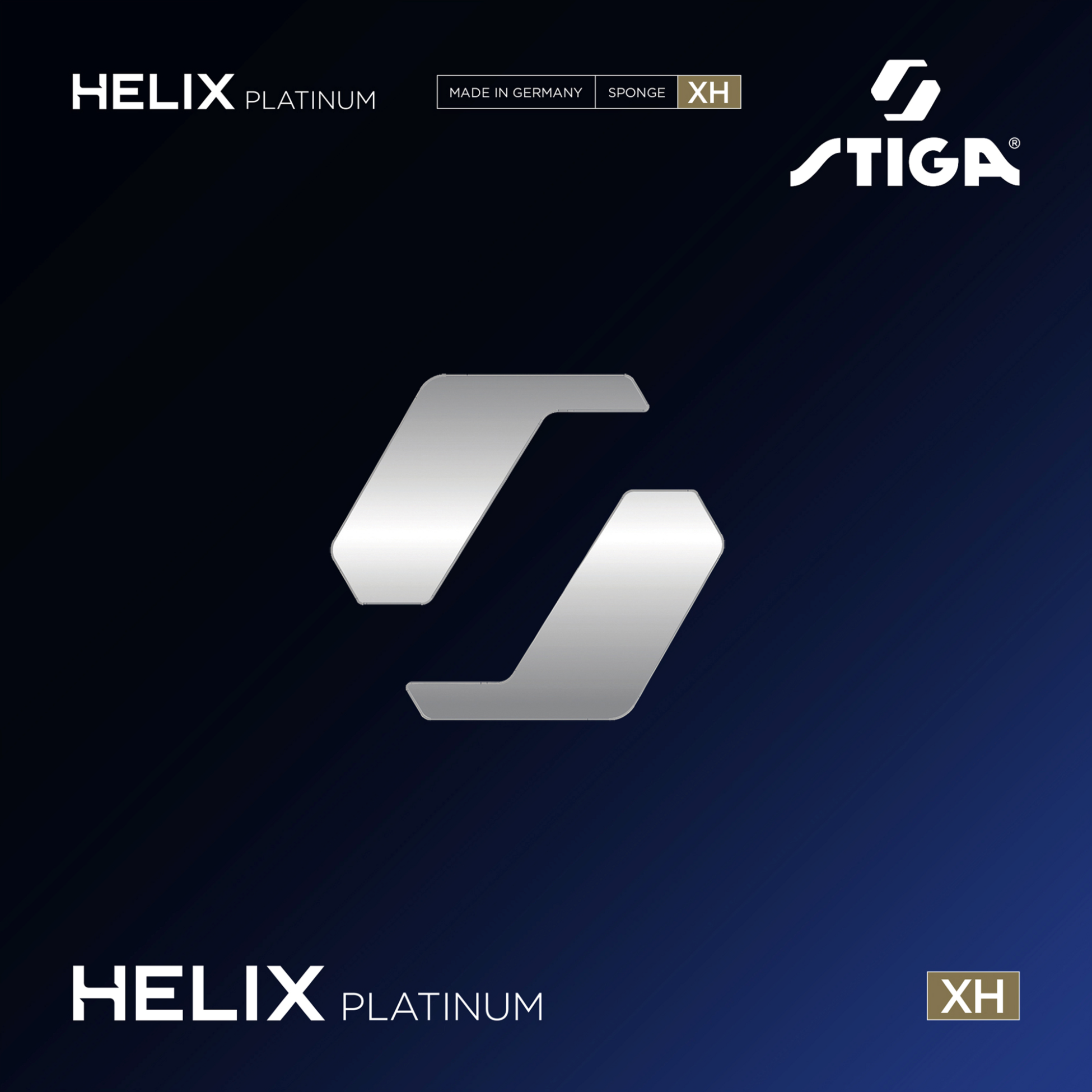 STIGA, Bordtennisgummi Helix Platinum Xh Red 2.2