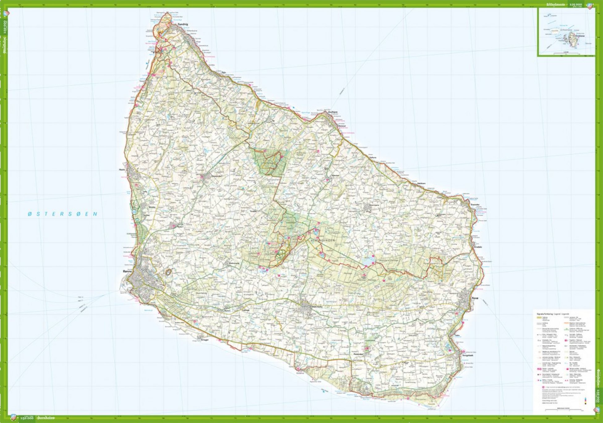 CALAZO, Bornholm 1:50 000