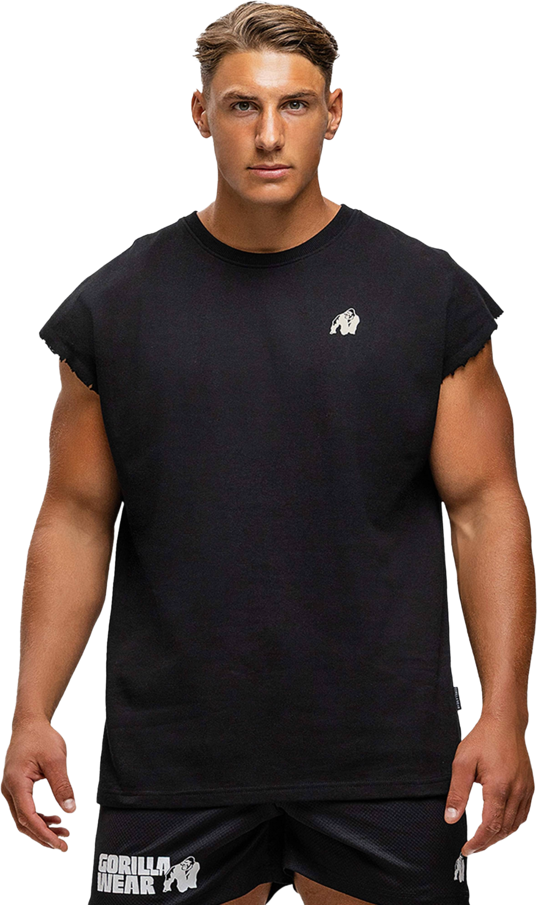 GORILLA WEAR, Bouse Cut Off Tank Top