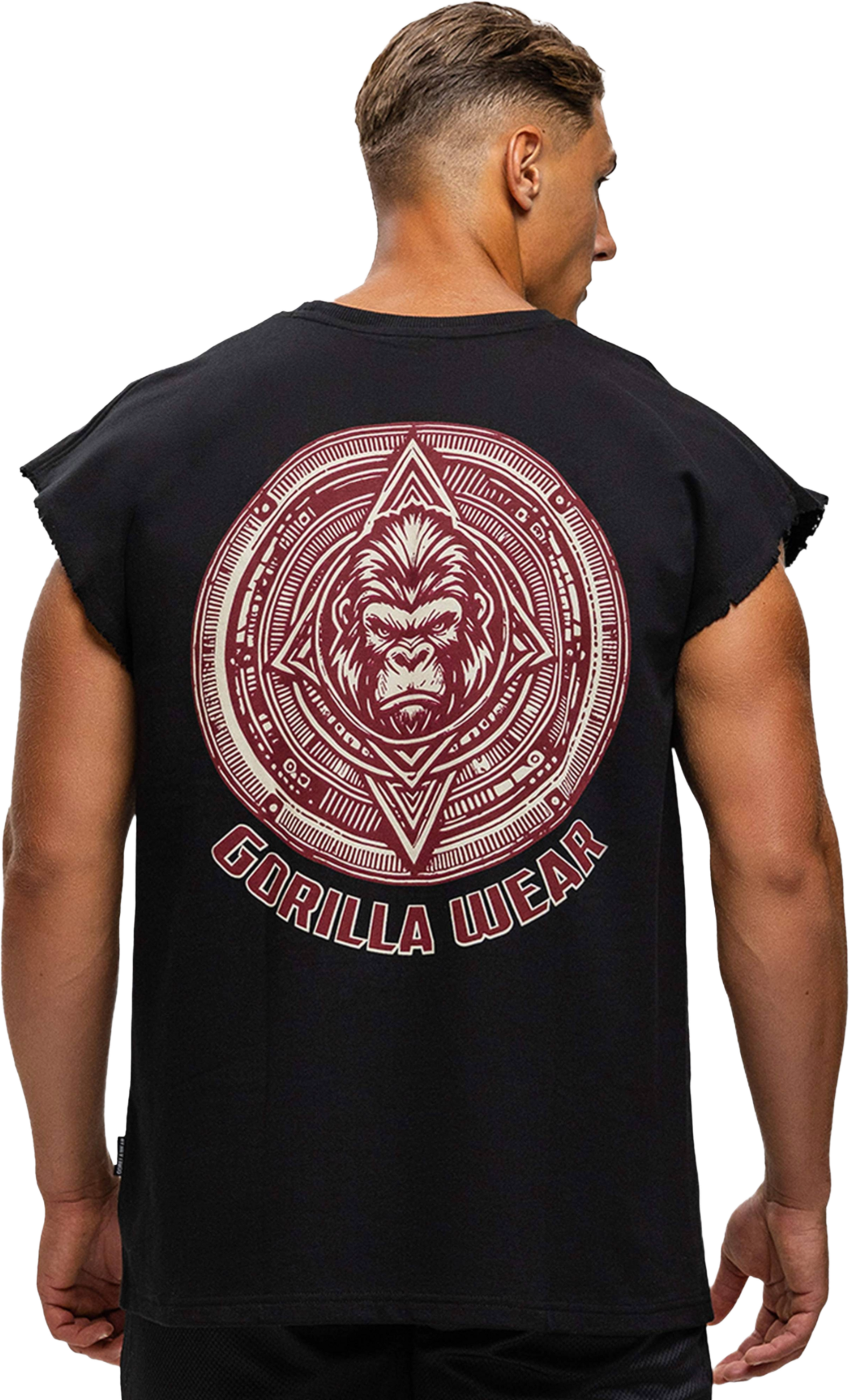 GORILLA WEAR, Bouse Cut Off Tank Top