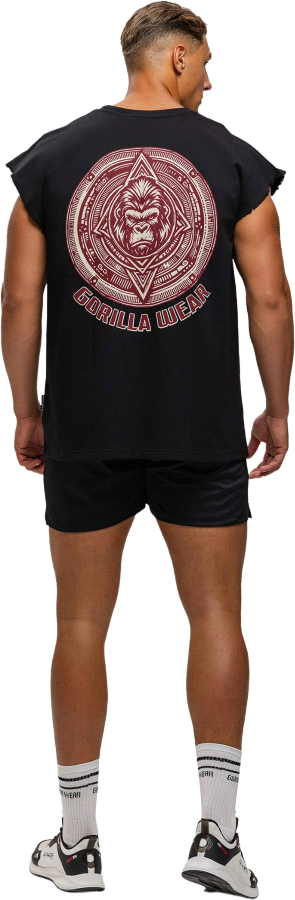 GORILLA WEAR, Bouse Cut Off Tank Top