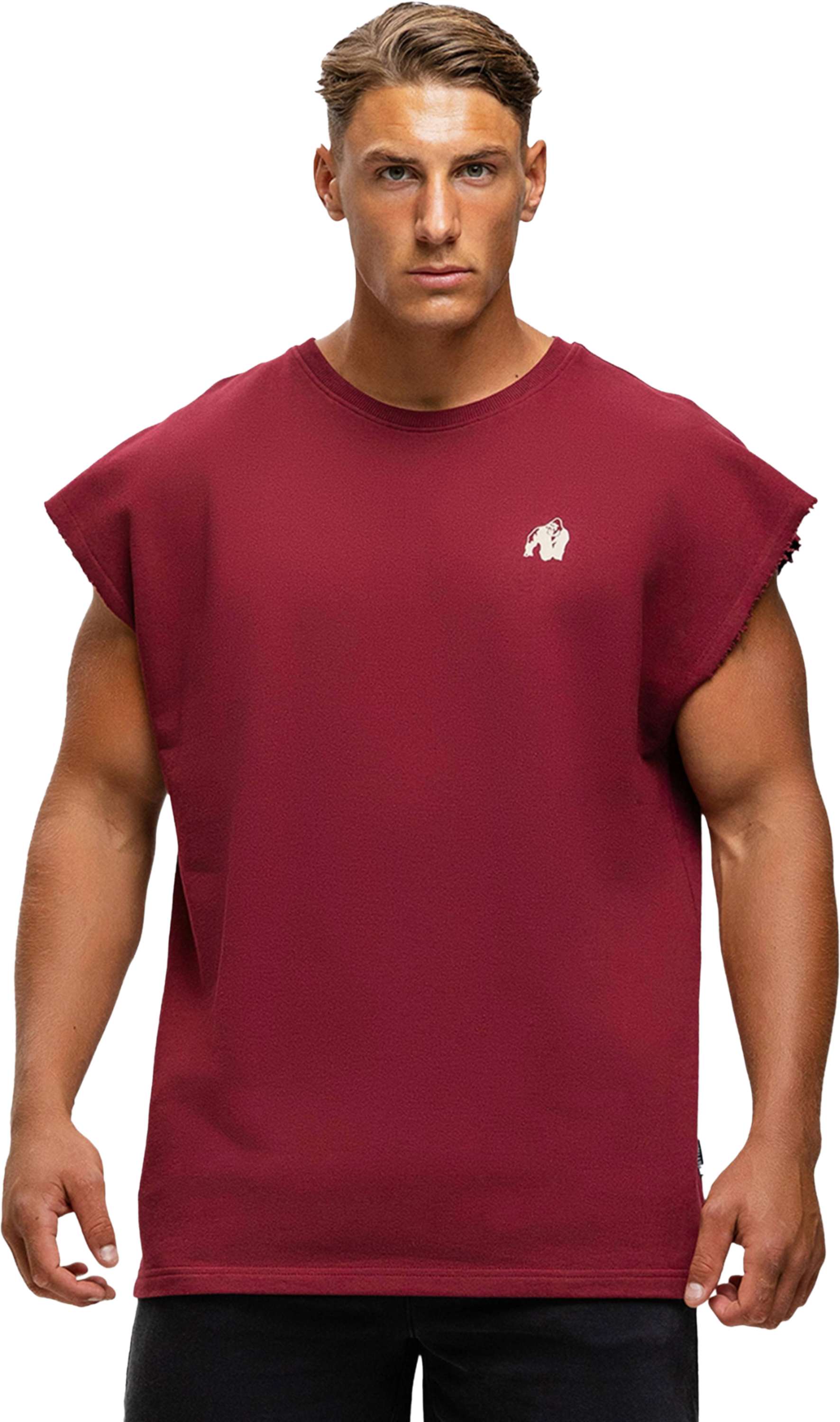 GORILLA WEAR, Bouse Cut Off Tank Top