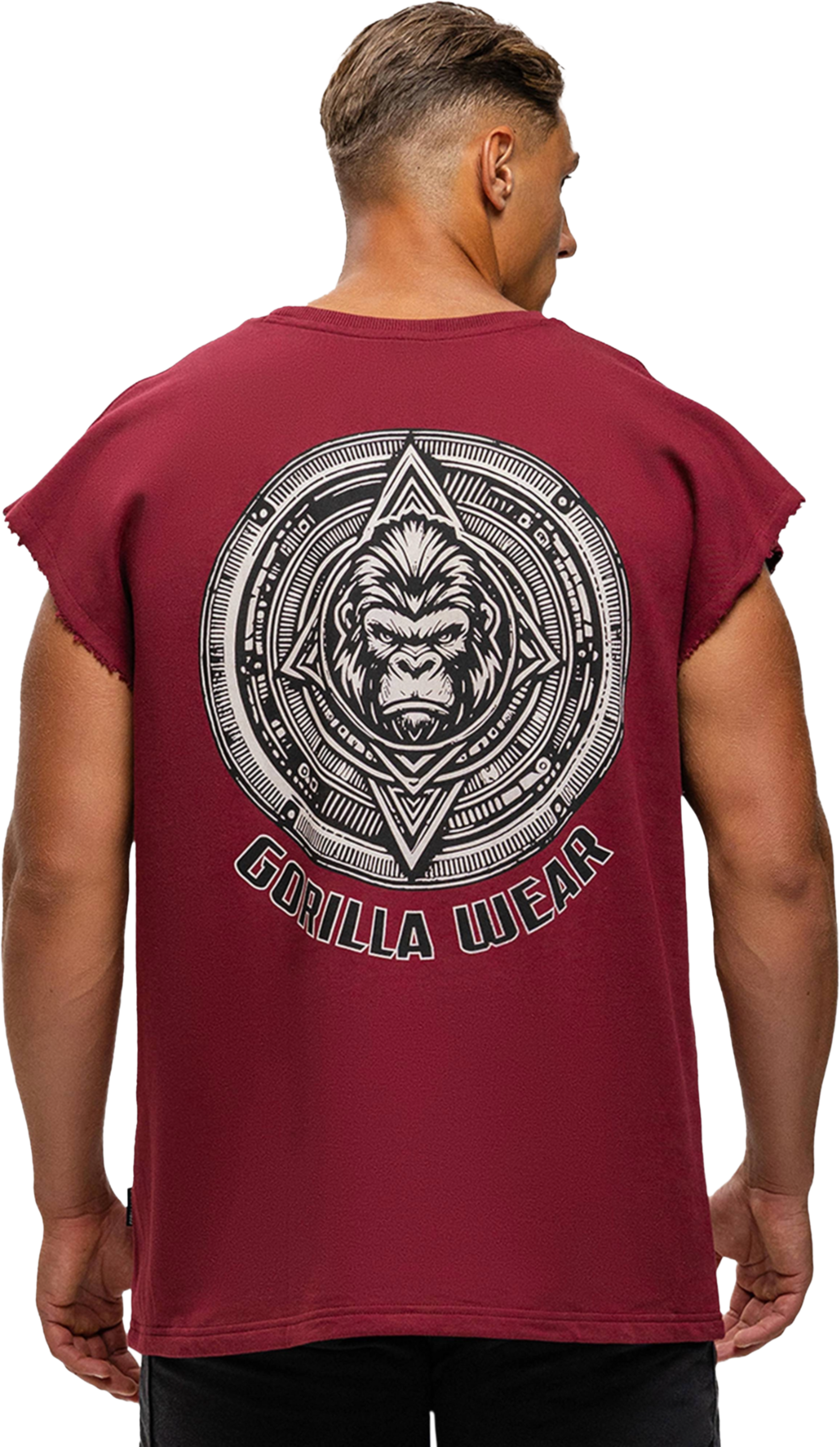 GORILLA WEAR, Bouse Cut Off Tank Top