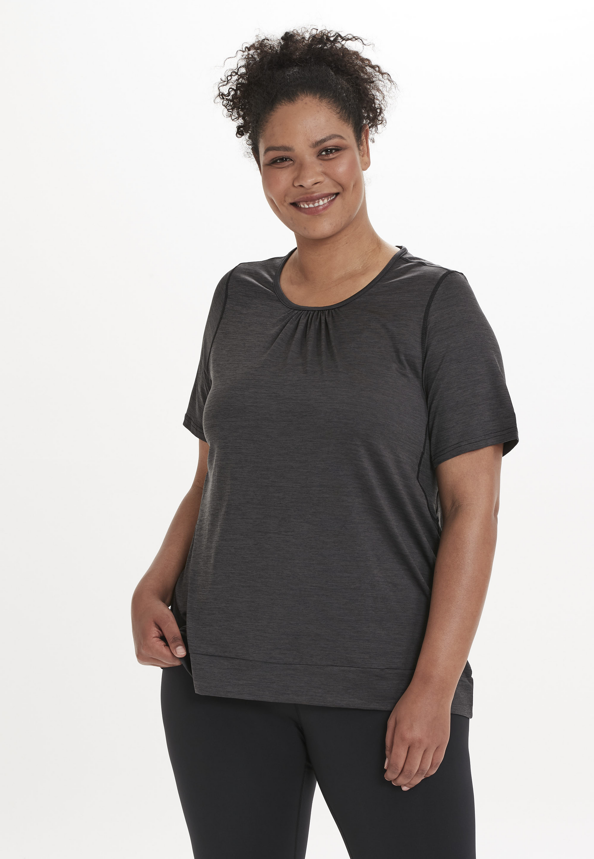 Q SPORTSWEAR, Bree Melange Functional Shirt