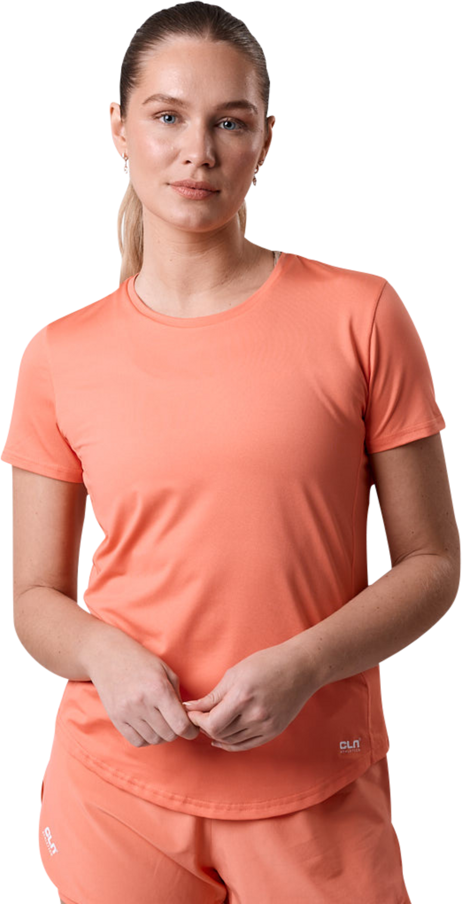 CLN ATHLETICS, Breeze Mesh T-shirt Coral Peach