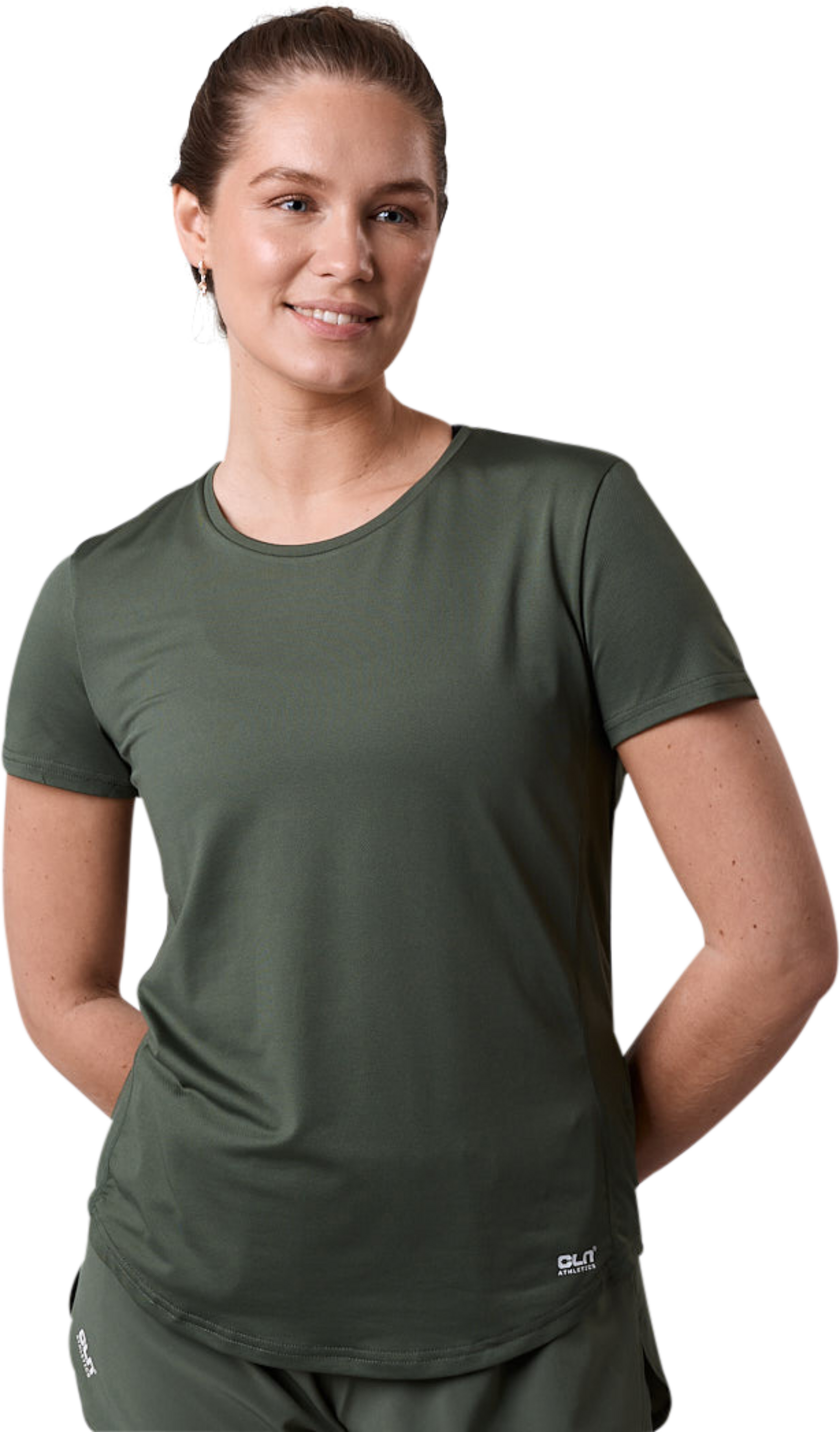 CLN ATHLETICS, Breeze Mesh T-shirt Moss Green