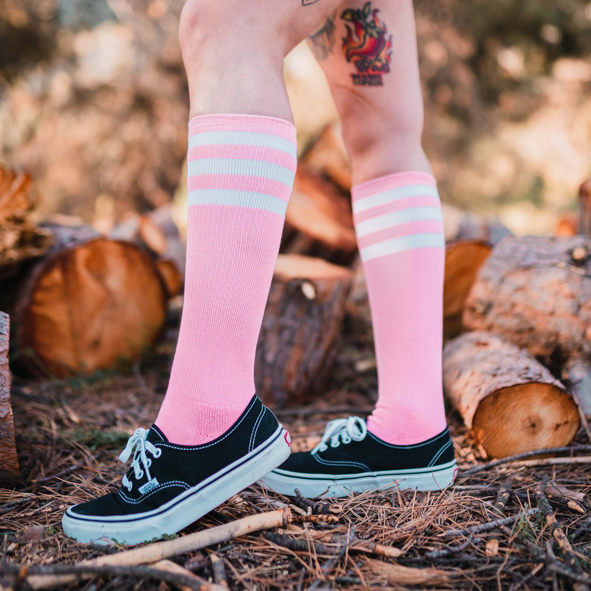 AMERICAN SOCKS, Bubblegum - Knee High