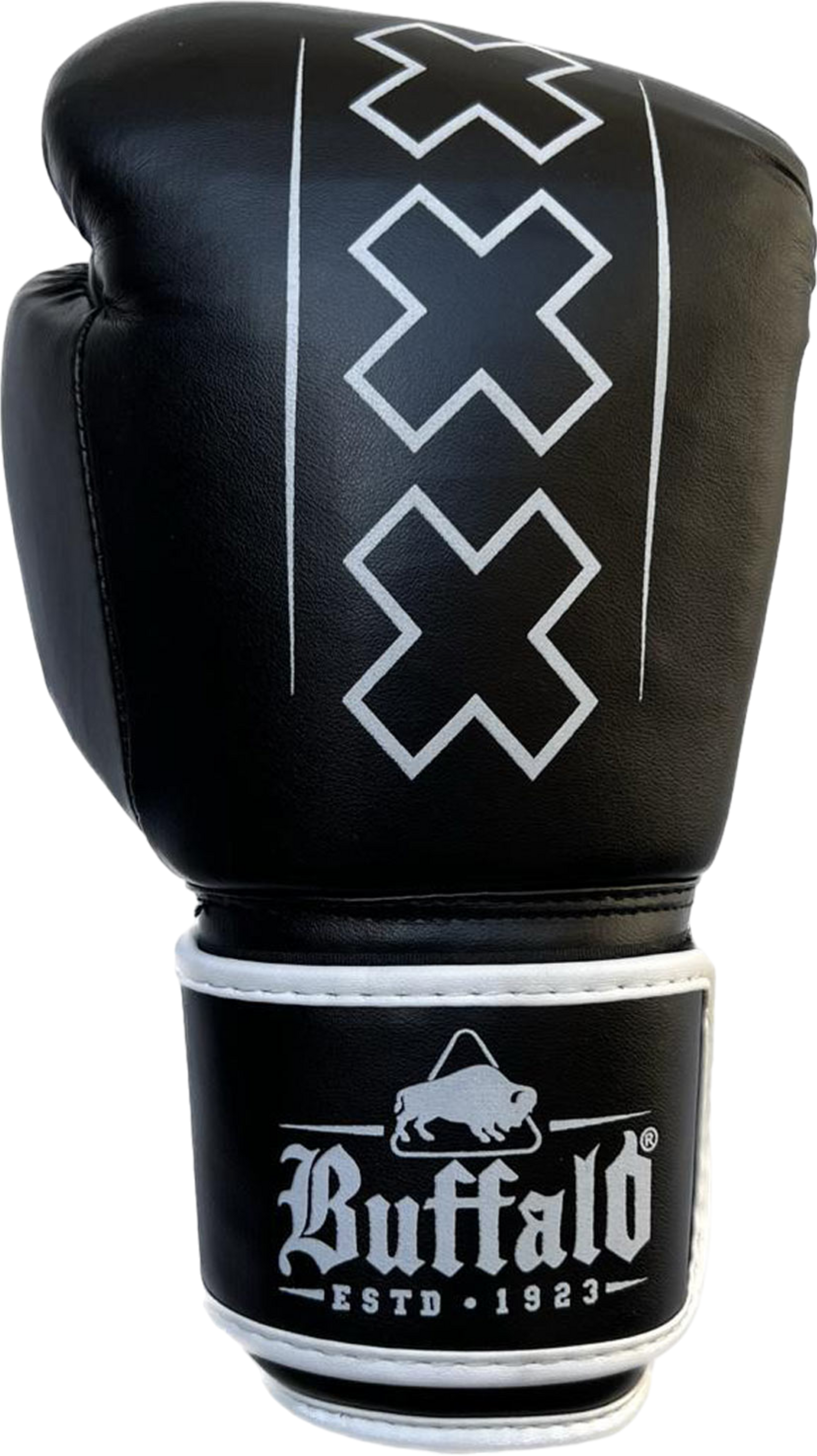 BUFFALO, Buffalo Outrage Boxing Gloves Black And White 12oz