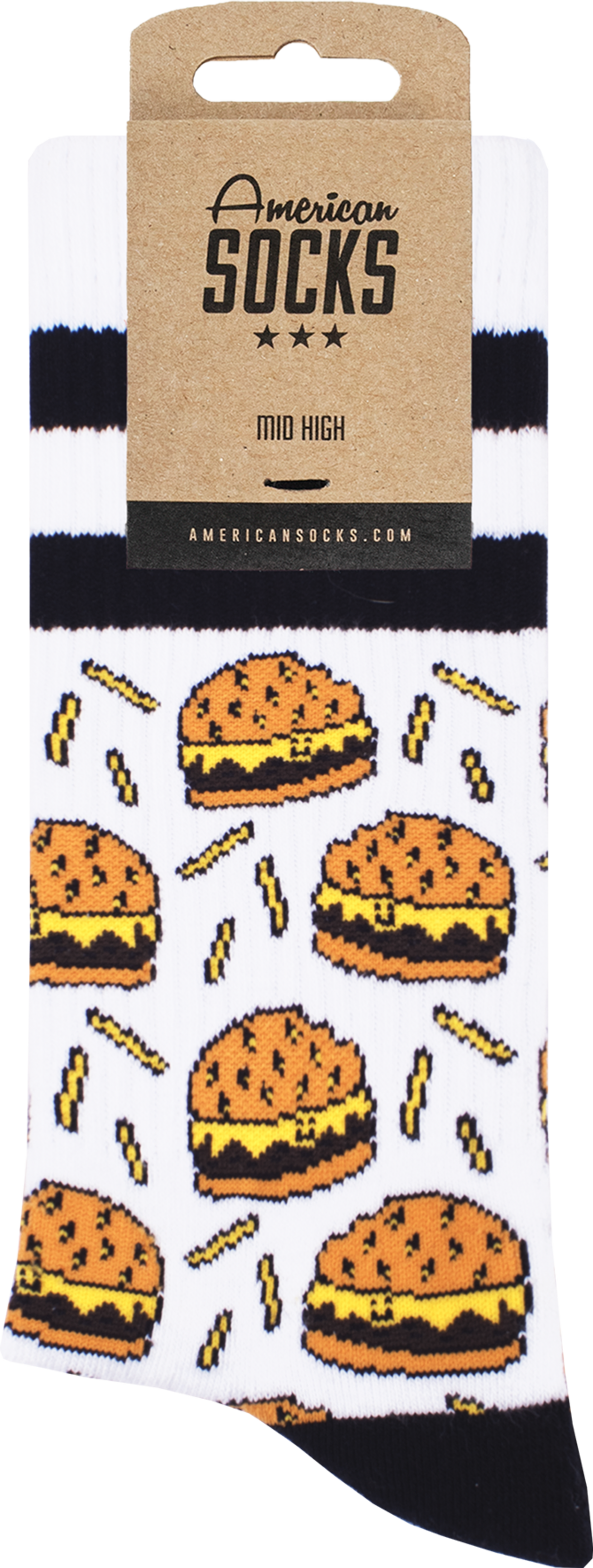 AMERICAN SOCKS, Burger Mania - Mid High