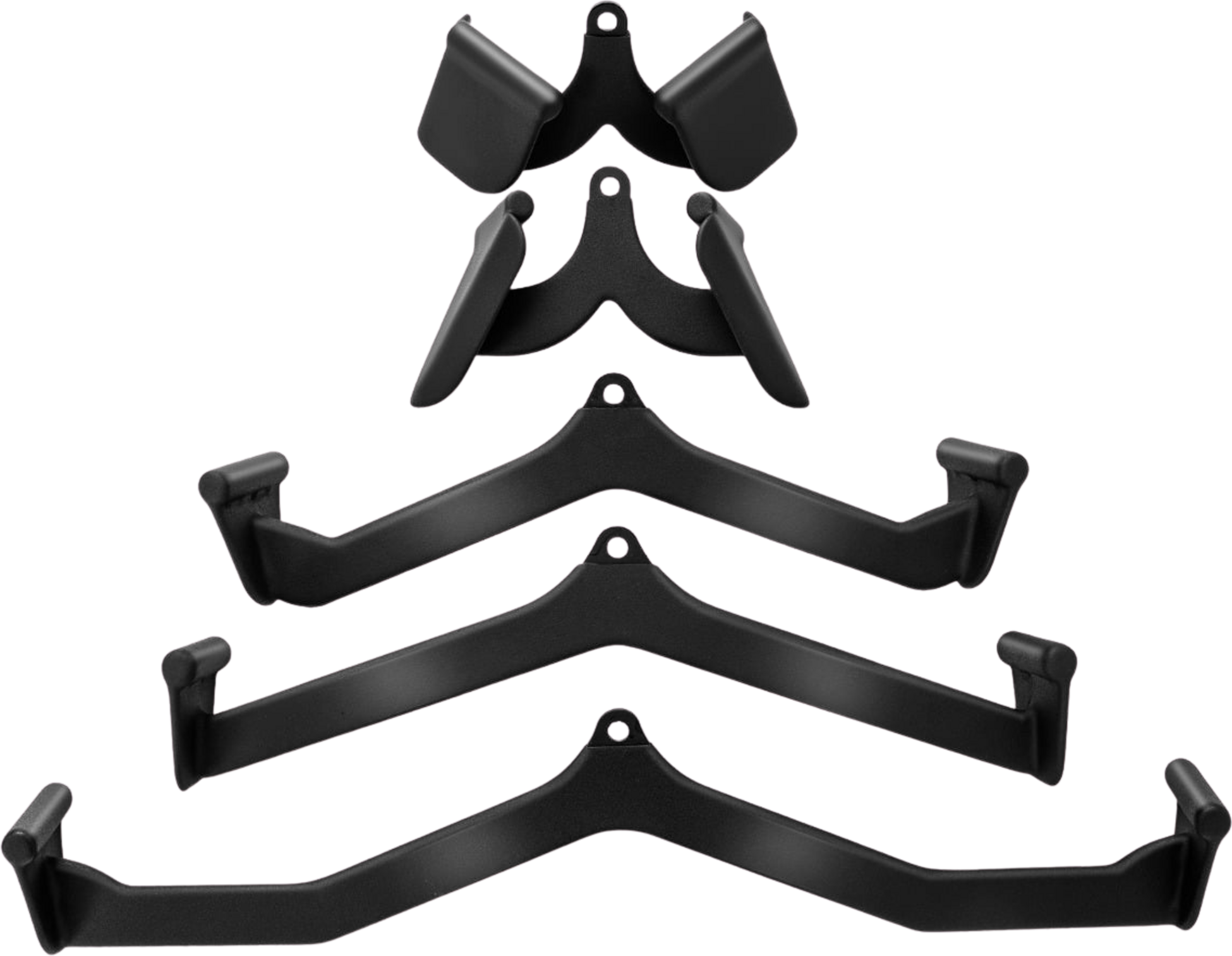 NORTHIX, Cable Machine Attachments Set &ndash; 5-piece, Metal, Ergonomic
