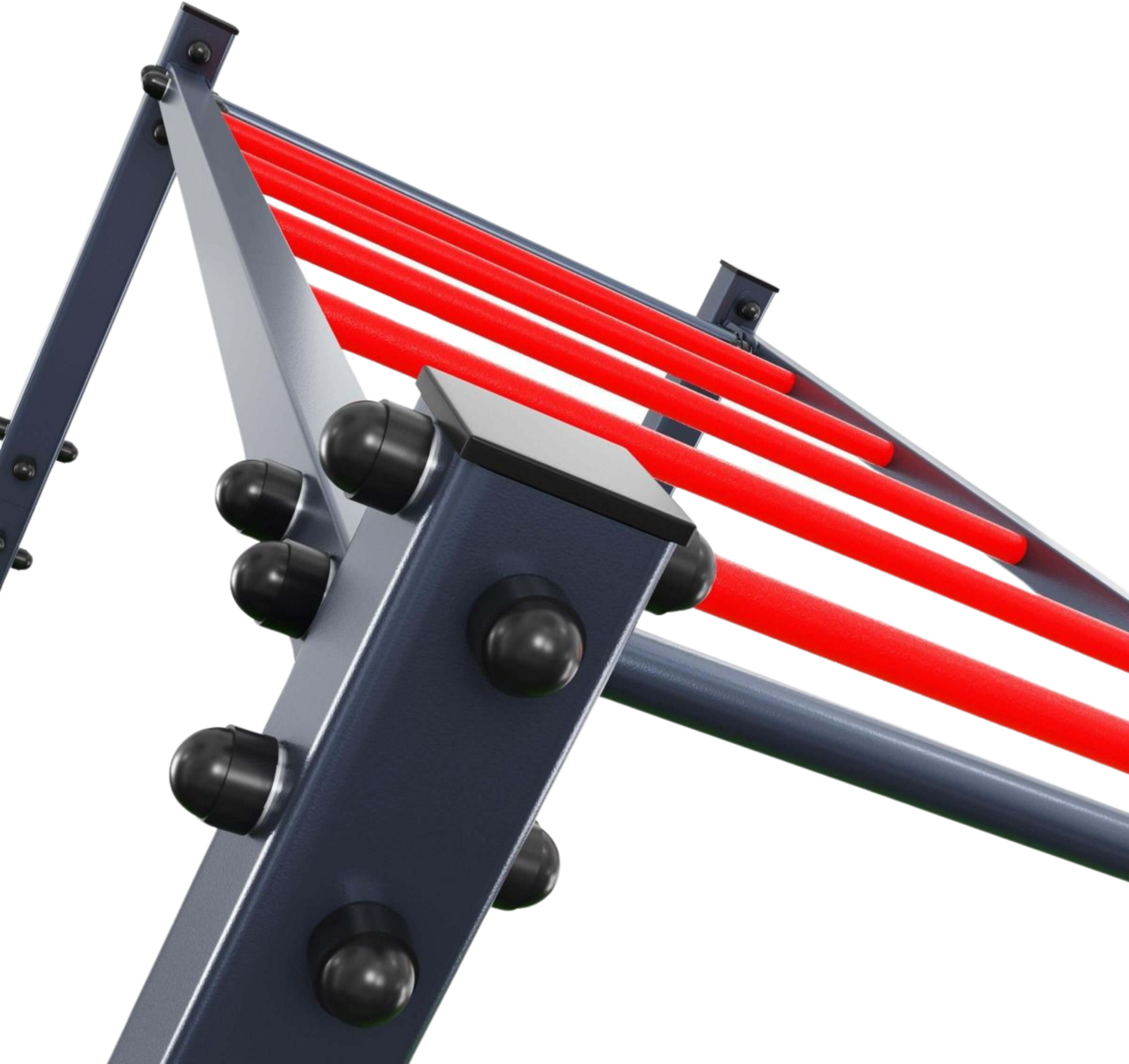 K-SPORT, Calisthenics-utrustning F&ouml;r Utomhusbruk Med Ribbstolar Och H&auml;ngande Stege