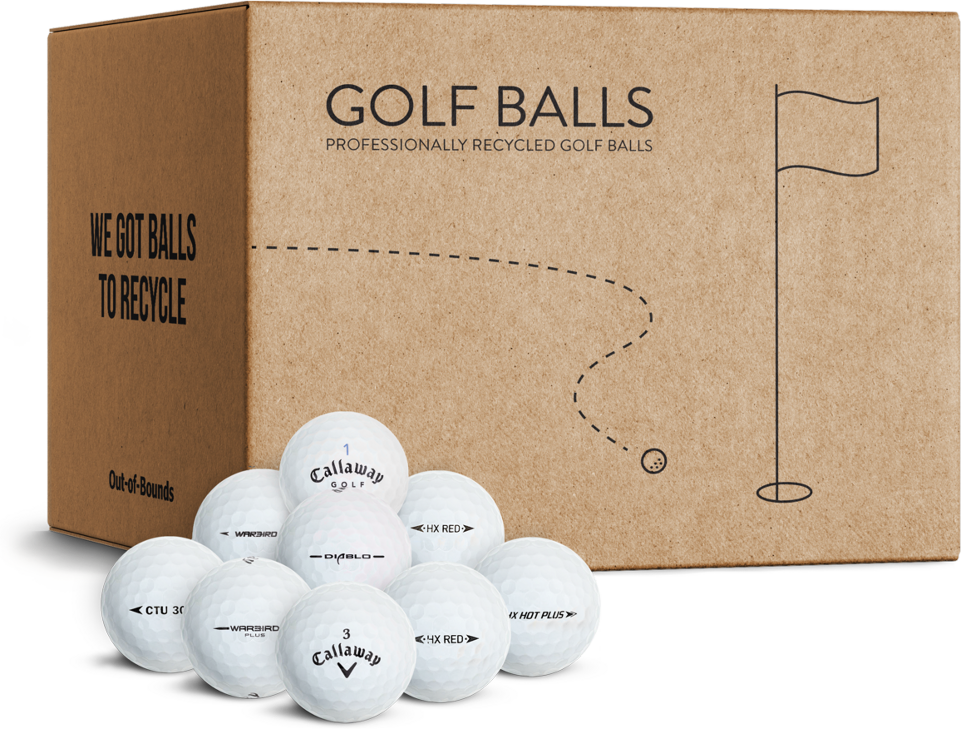 OUT OF BOUNDS, Callaway Mix 50-pack