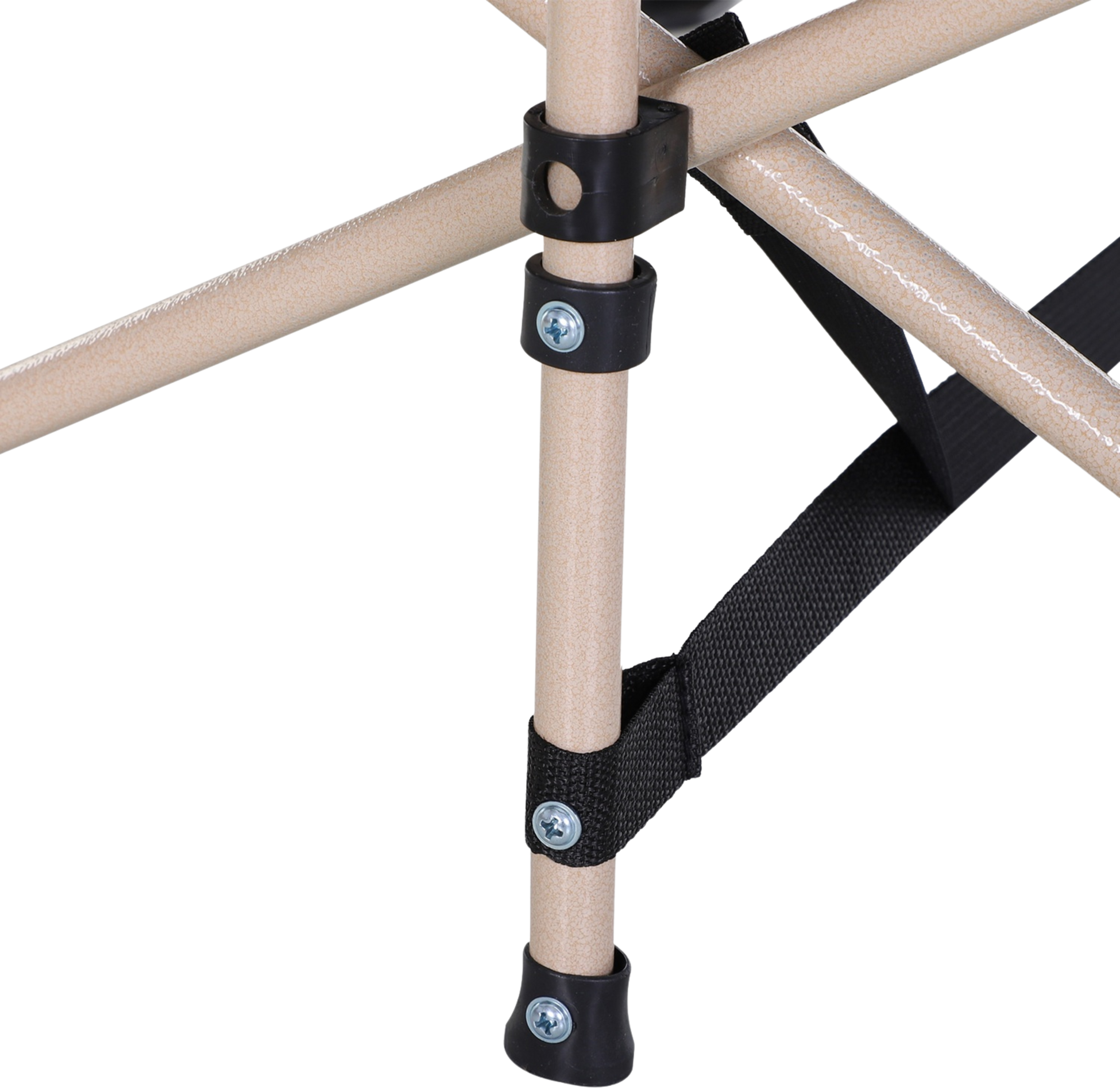 NORTHIX, Camp Bed With Storage Bag, Foldable Camping Bed, Camping Lounger, Includes Carry Bag, Steel Oxford,