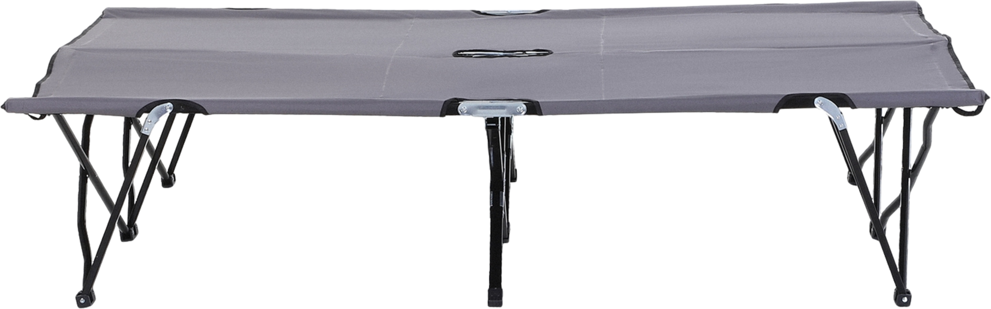 NORTHIX, Camping Bed, Foldable For 2 People, Camp Bed, Folding Bed With Carrying Bag, Can Hold Up To 136 Kg,