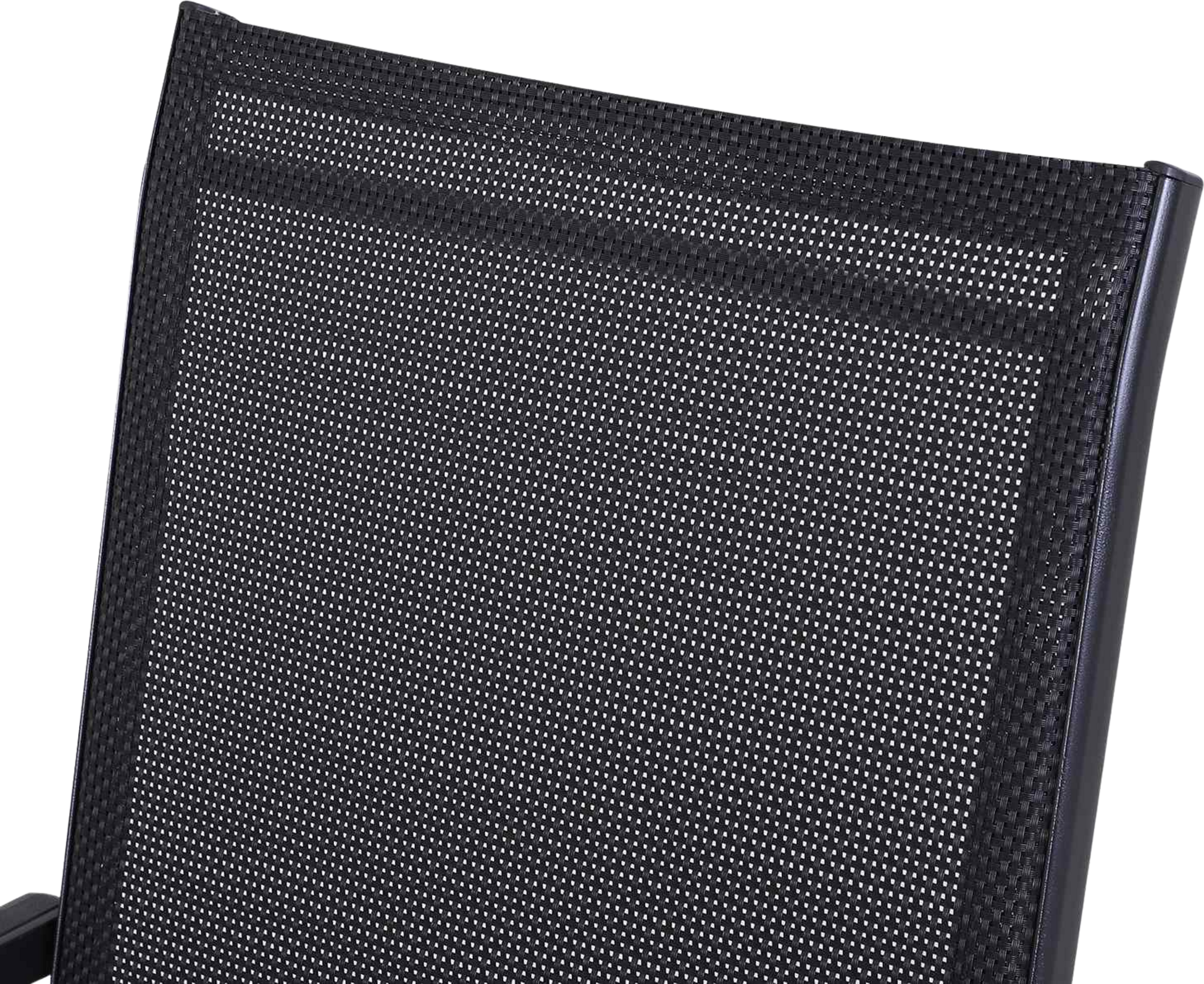 NORTHIX, Camping Chairs Set Of 2 Folding Chair Armrest Fishing Chair Metal Black 58x64x94cm