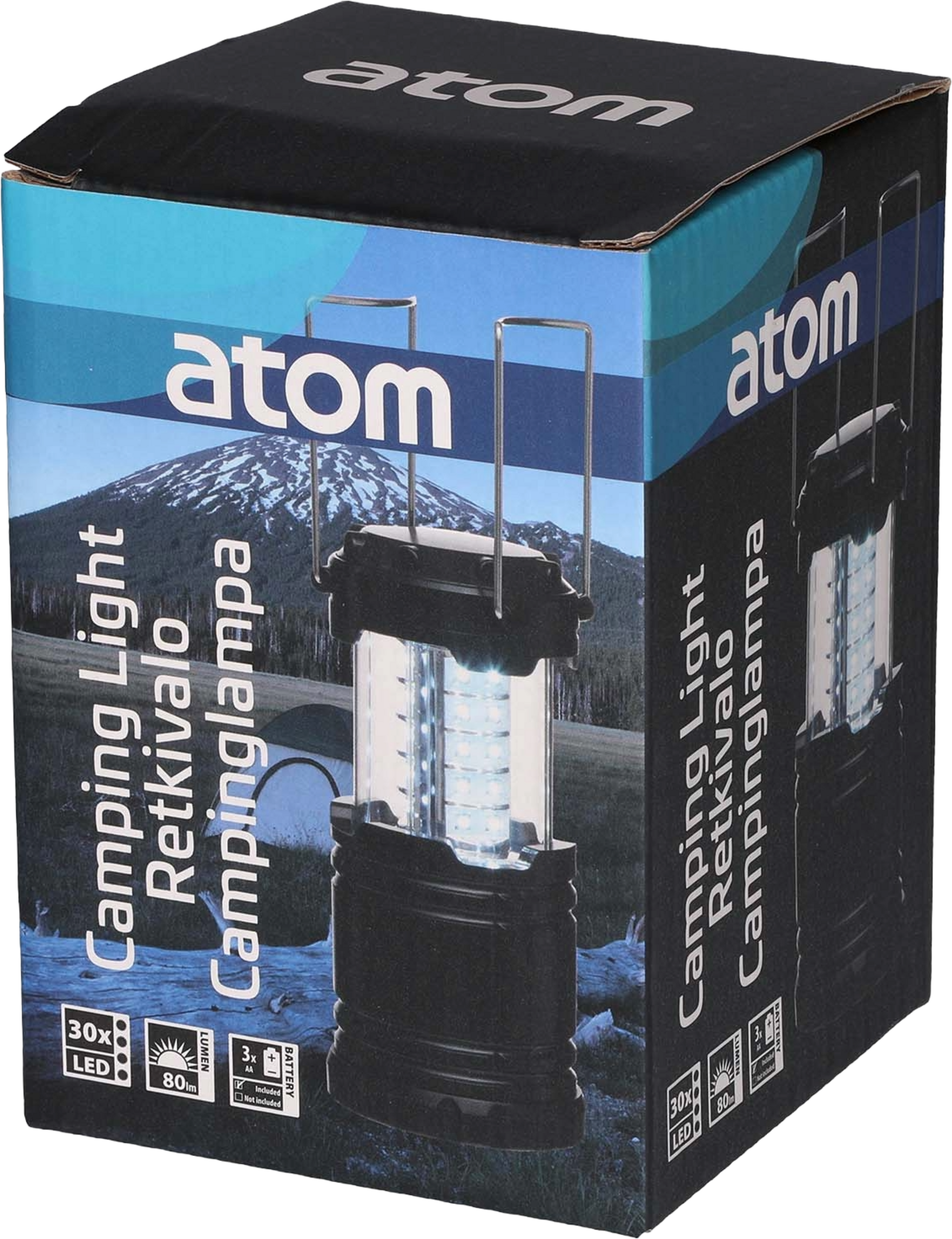 ATOM, Camping Lykta 30 Led